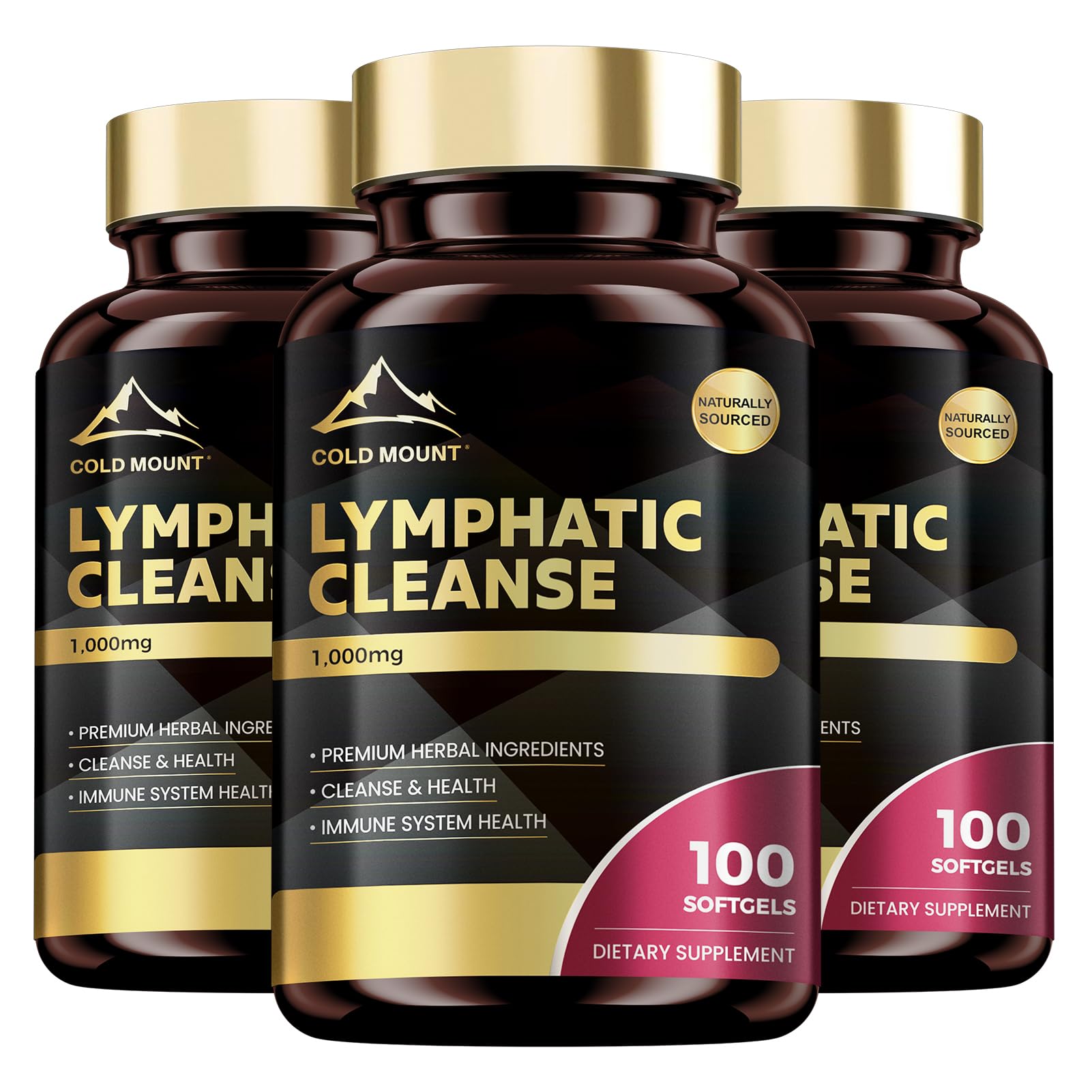 MEGNETA Lymphatic Cleanse Supplement Capsule 180 Capsules