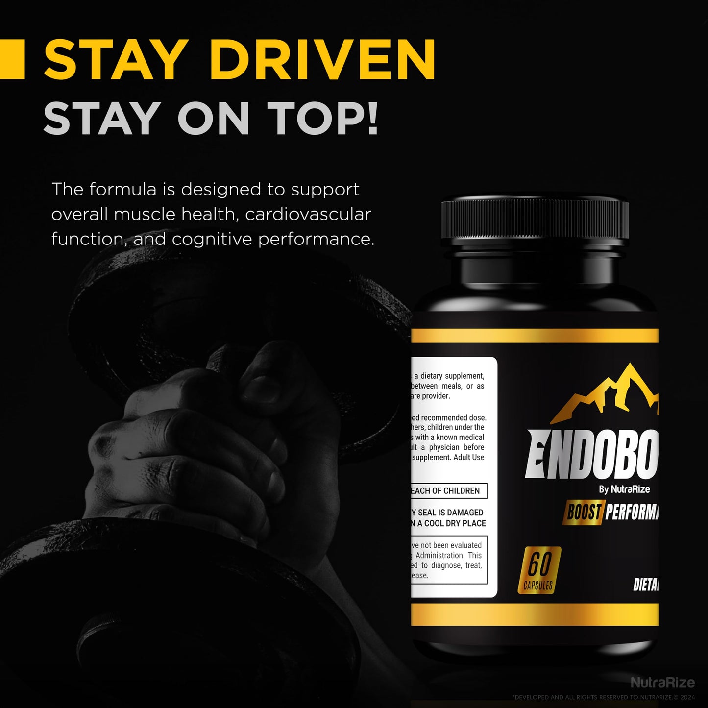 NutraRize Endoboost Pro Advanced Formula Capsules, 300 Capsules