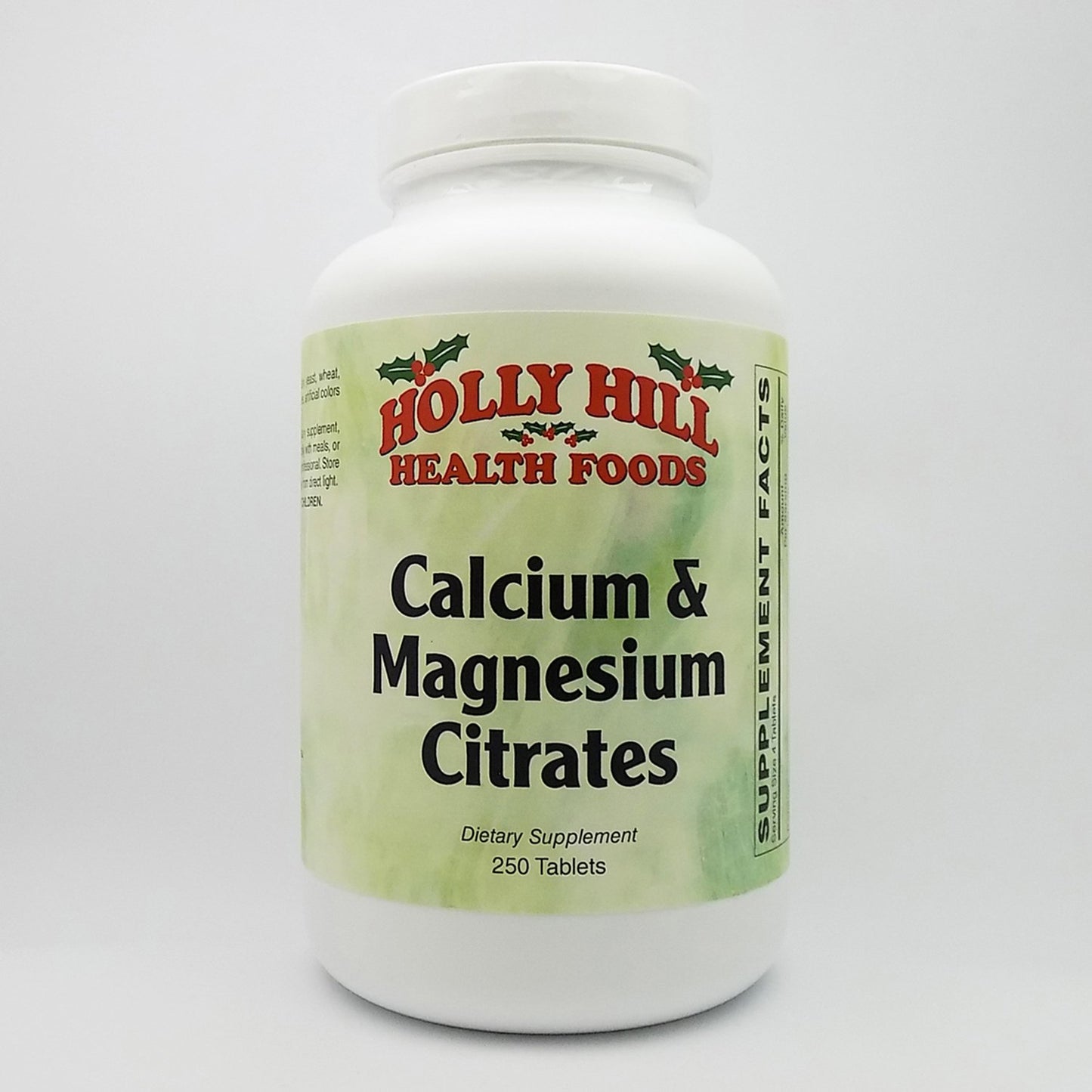 Holly Hill Health Foods Calcium and Magnesium Citrates Tablets 250