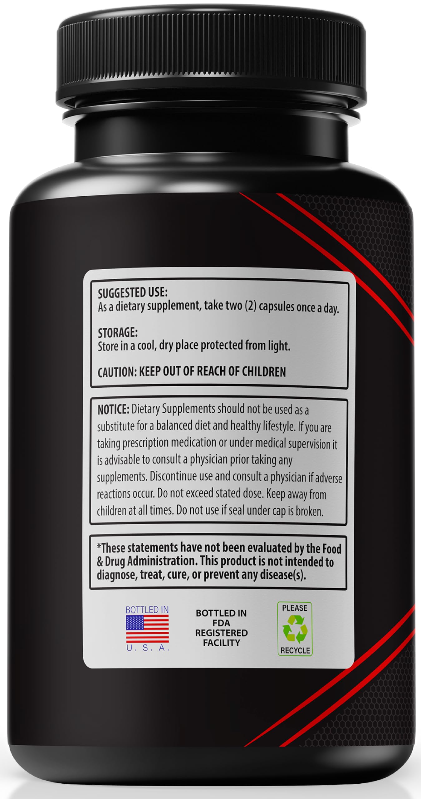 NutraRize Label X Muscle Formula, 120 Capsules