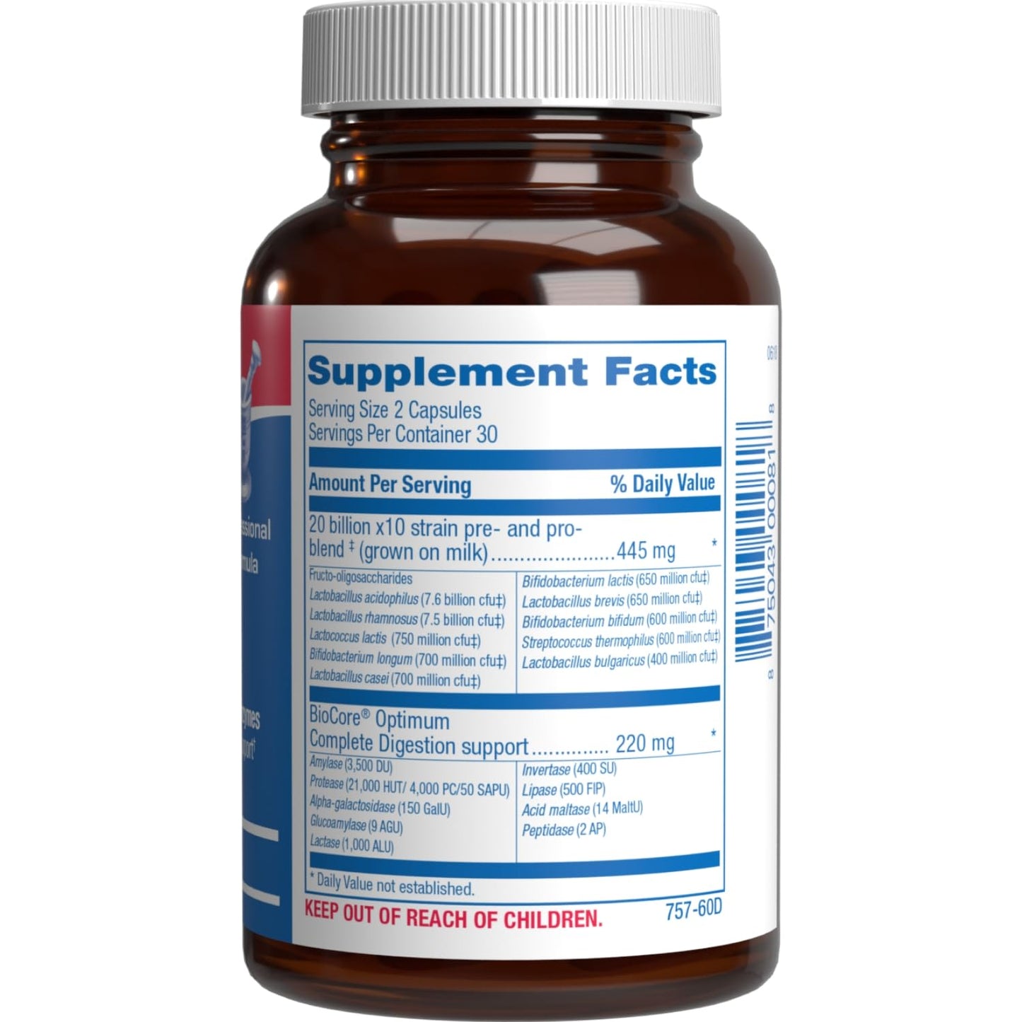 Anabolic Laboratories Digestive Enzymes with Probiotics and Prebiotics 60 Capsules