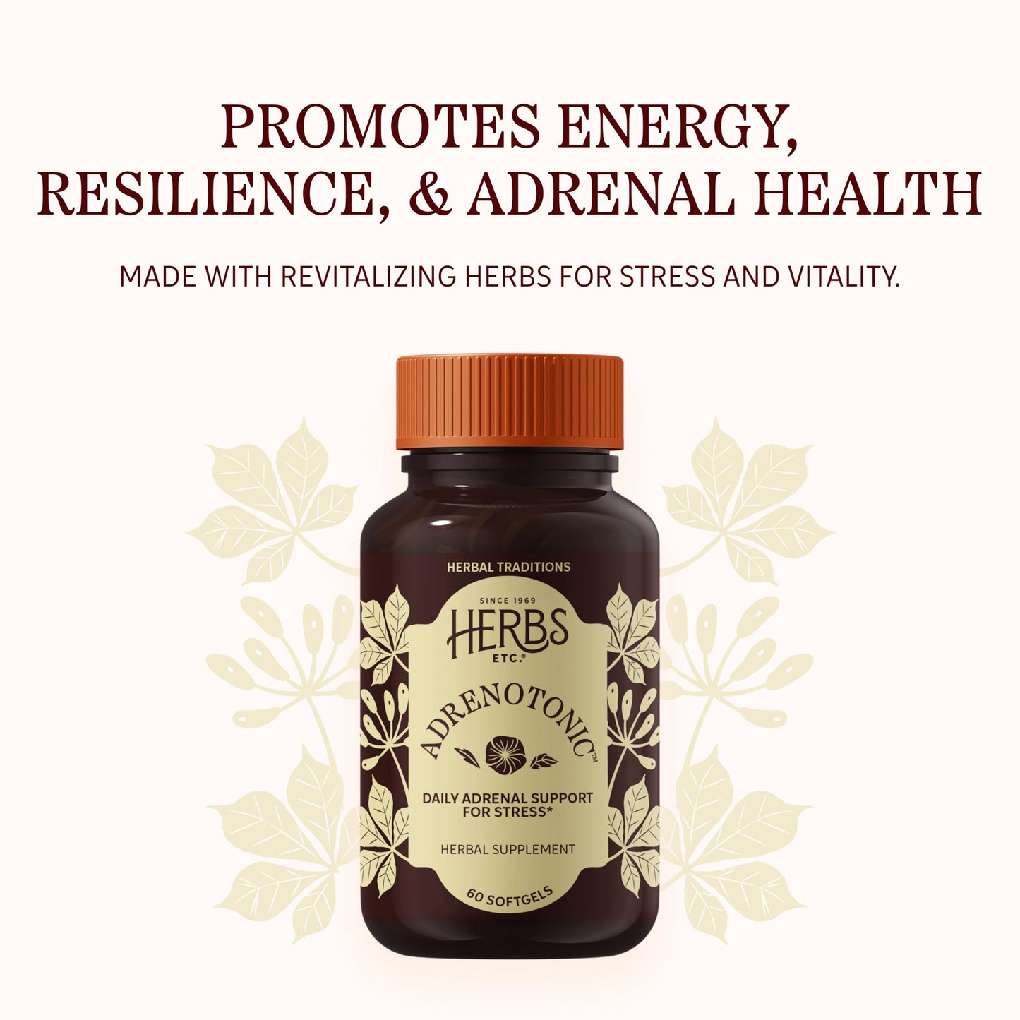 Herbs Etc. Adrenotonic Softgels 60 Count