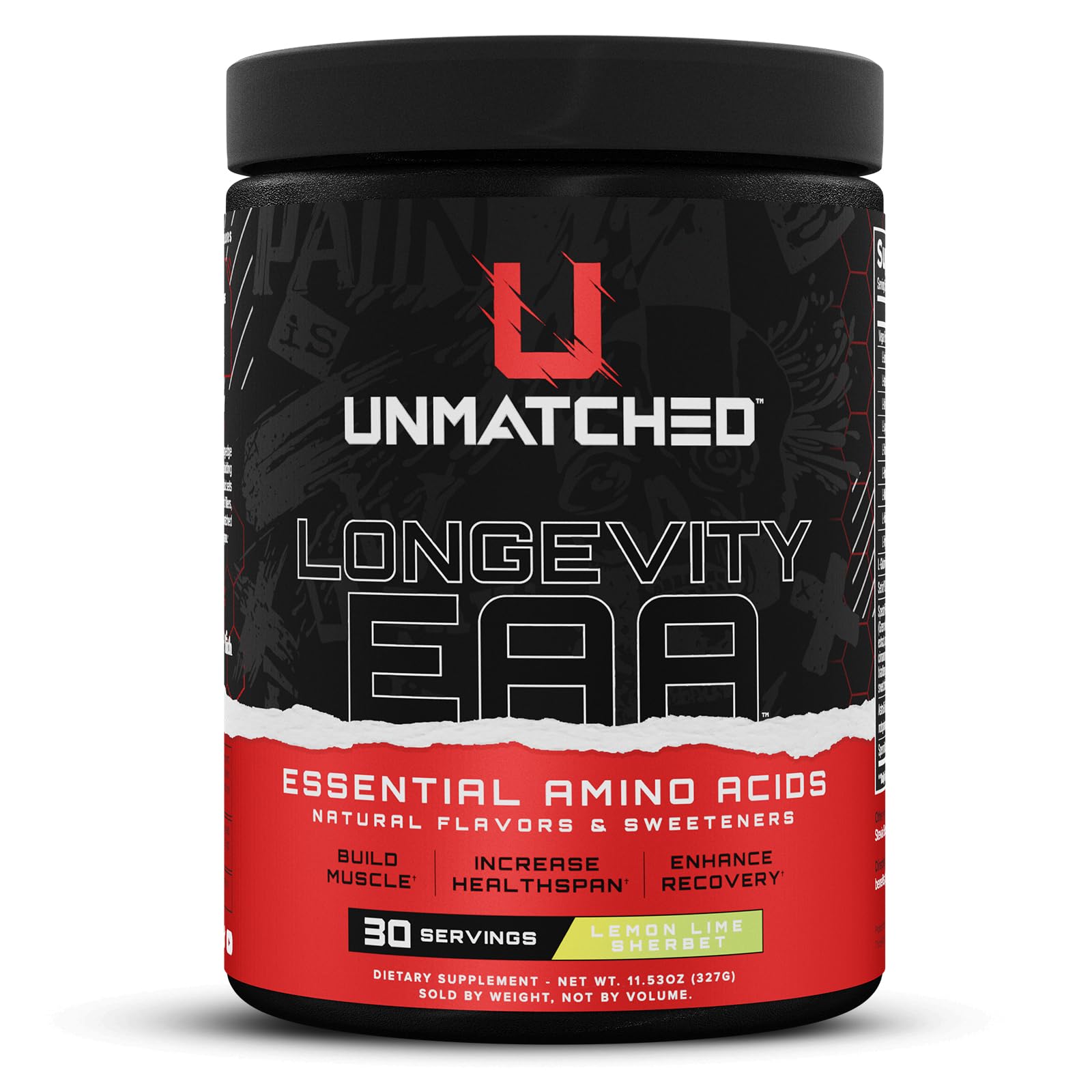 Unmatched Longevity EAA Essential Amino Acids Powder 11.53