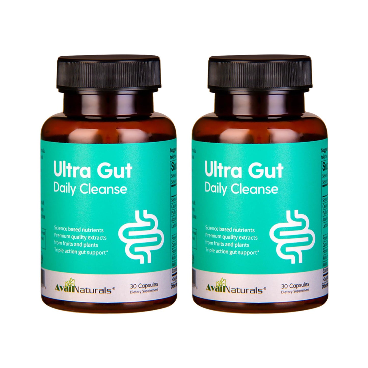 AvailNaturals Ultra Gut Daily Cleanse Capsules, 60 Count