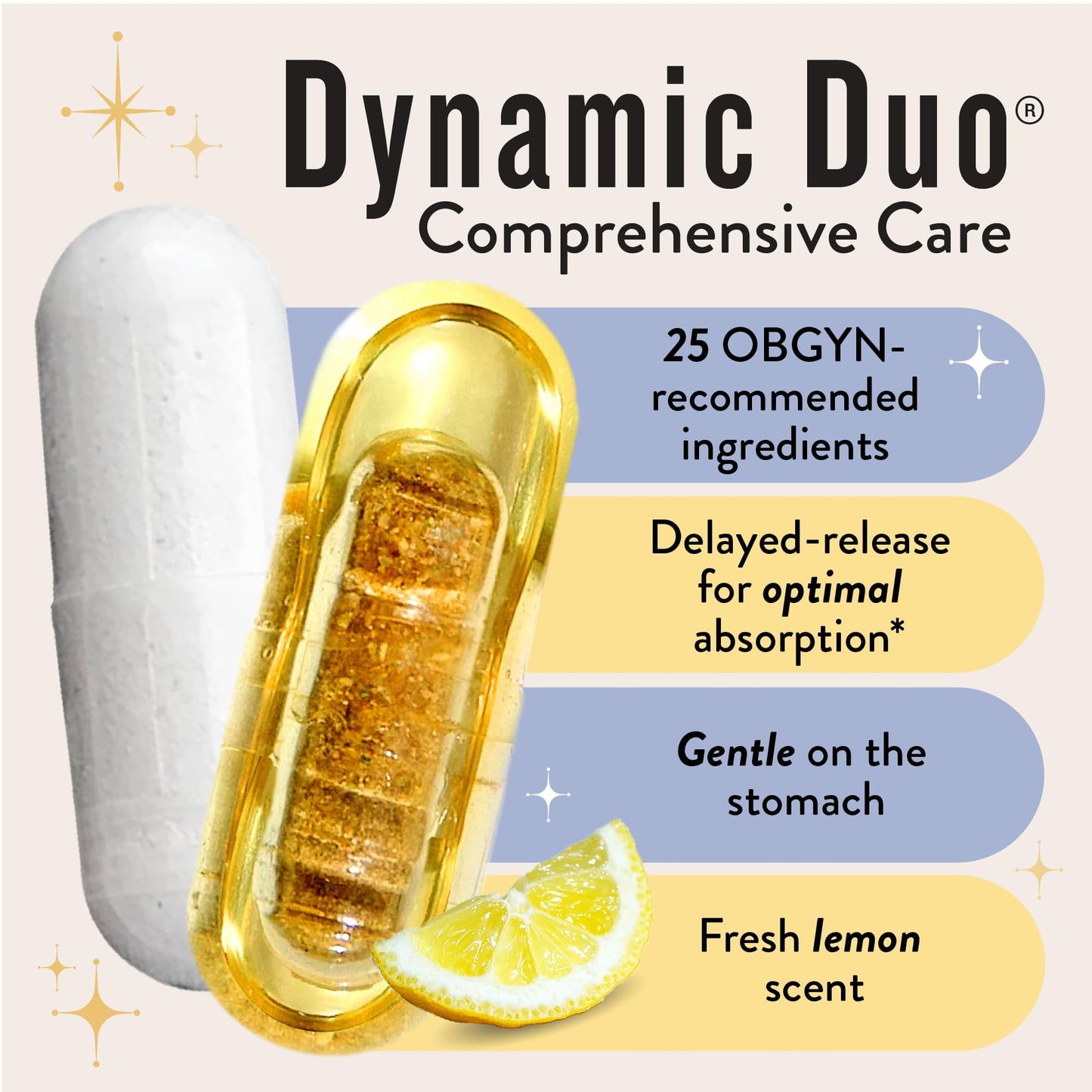 Legendairy Milk Dynamic Duo Prenatal 2-in-1 Prenatal Vitamins for Women with DHA and Methylated Folate 120 Capsules