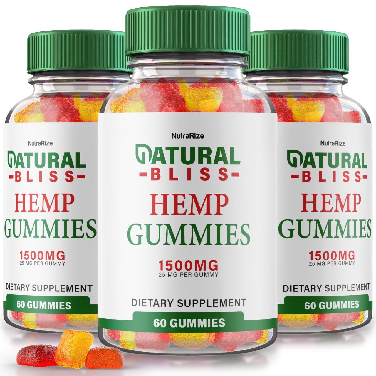 NutraRize Natural Bliss Gummies 180 Gummies