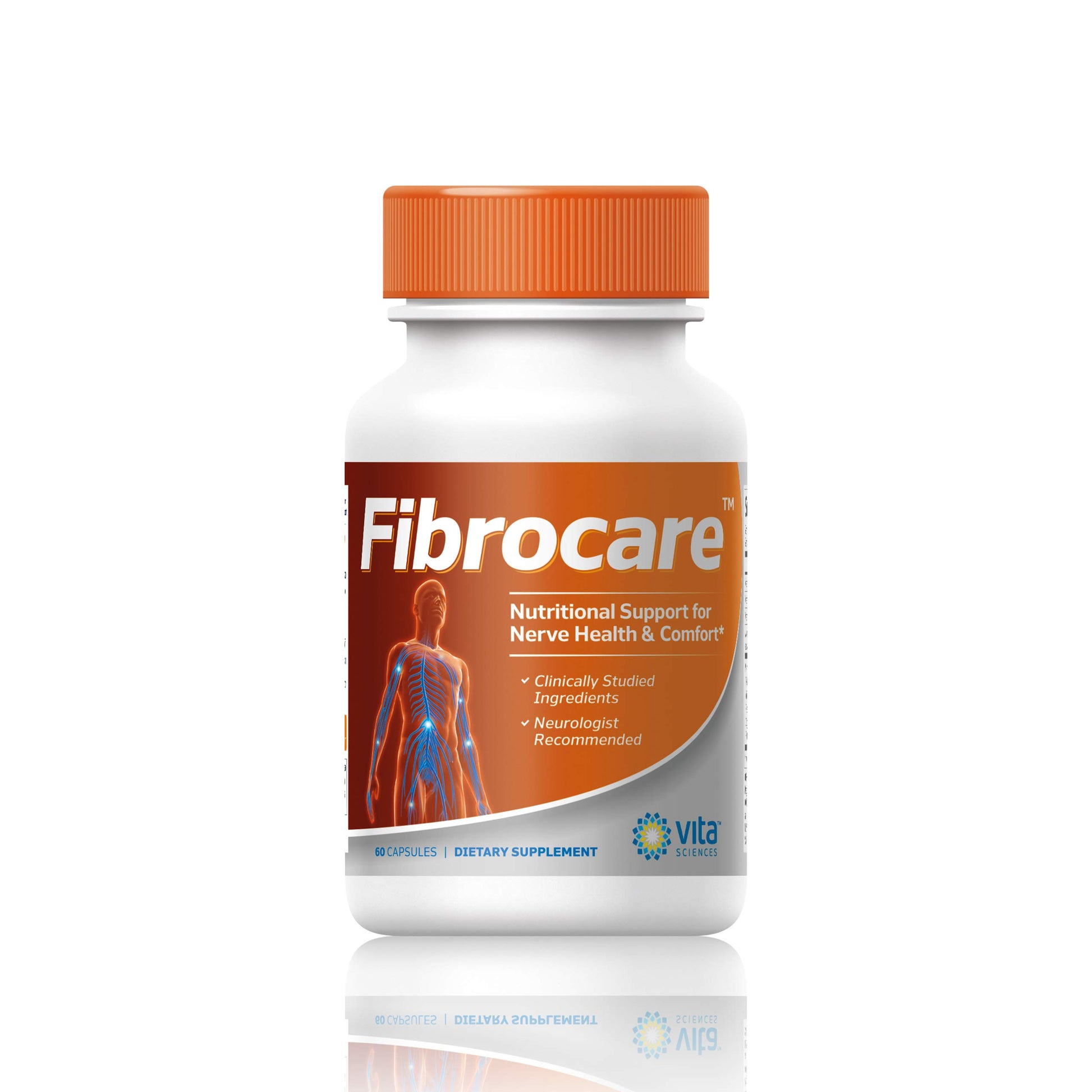 Vita Sciences FibroCare Daily Nerve Support Supplement 60 Capsules