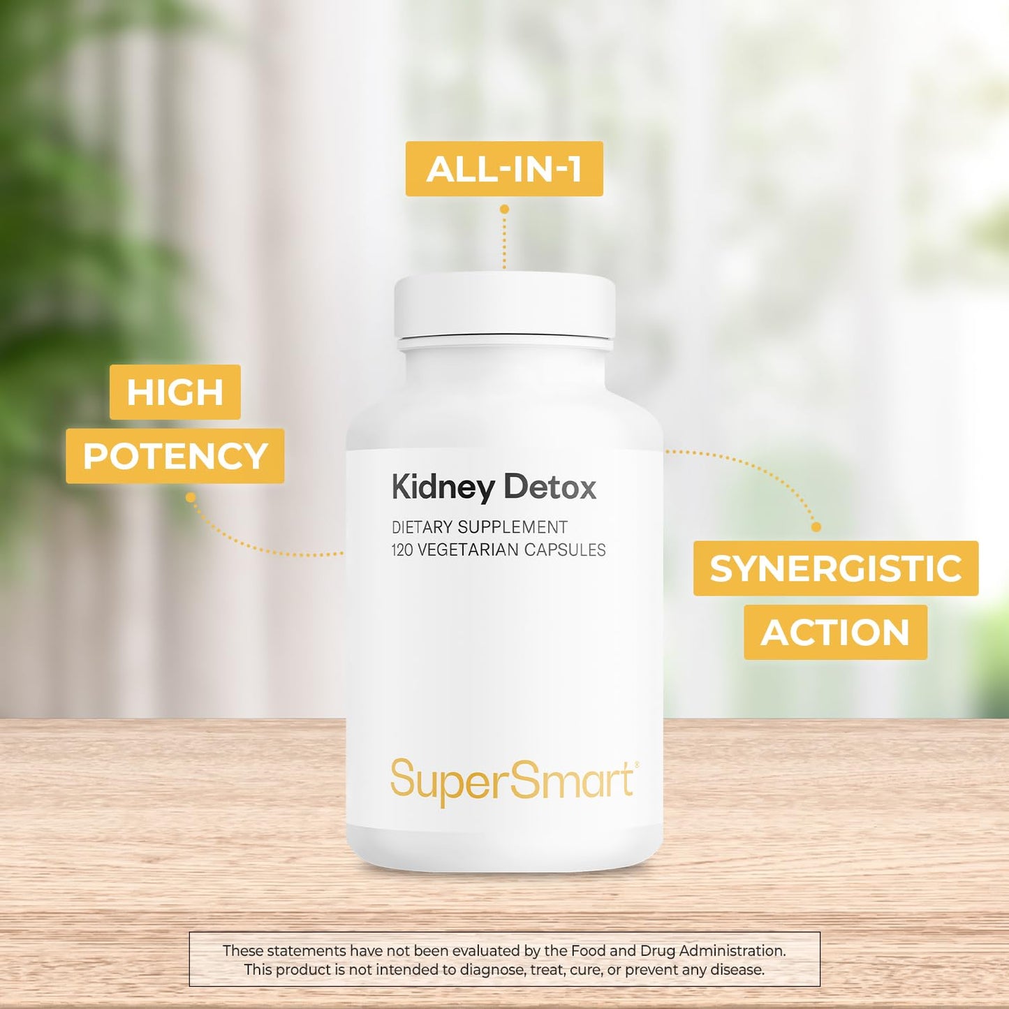 Supersmart Kidney Detox Formula Phyllanthus Niruri Extract Helps Prevent Kidney Stones Capsules 120