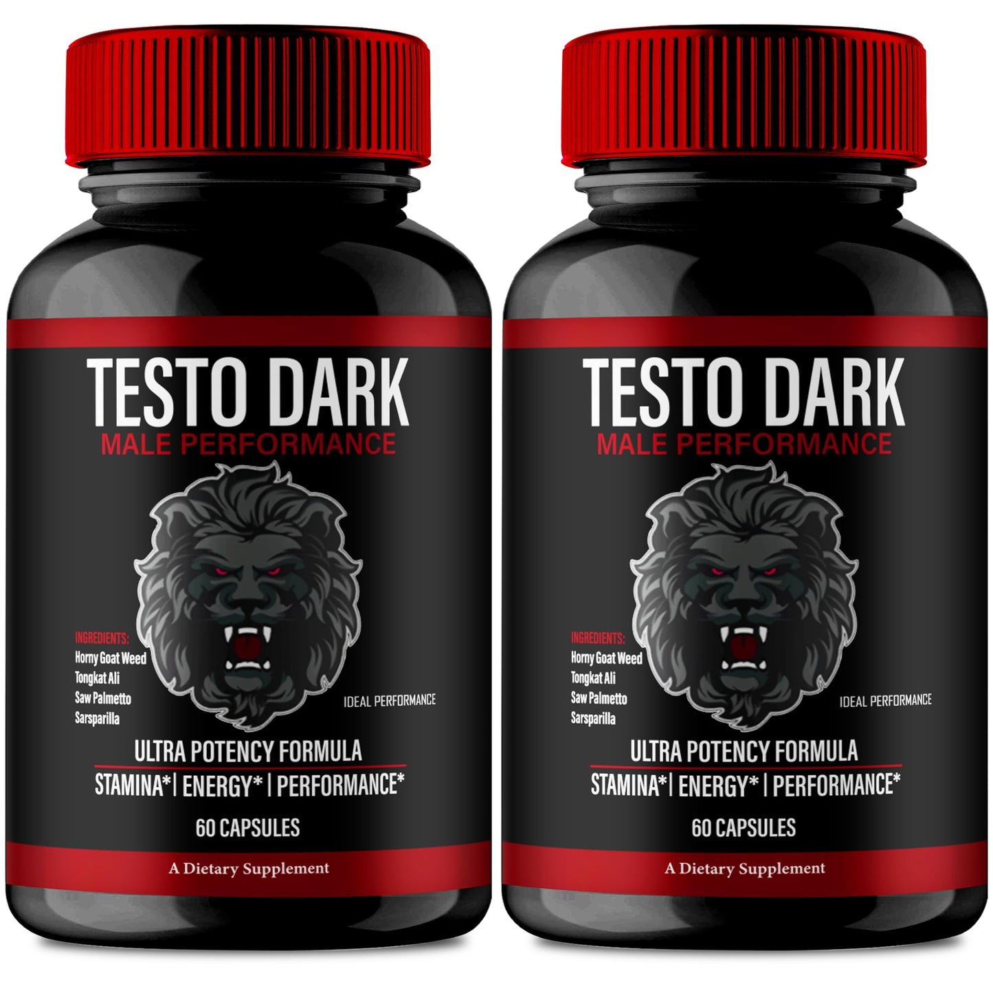 IDEAL PERFORMANCE Testo Dark Capsules 120 Capsules