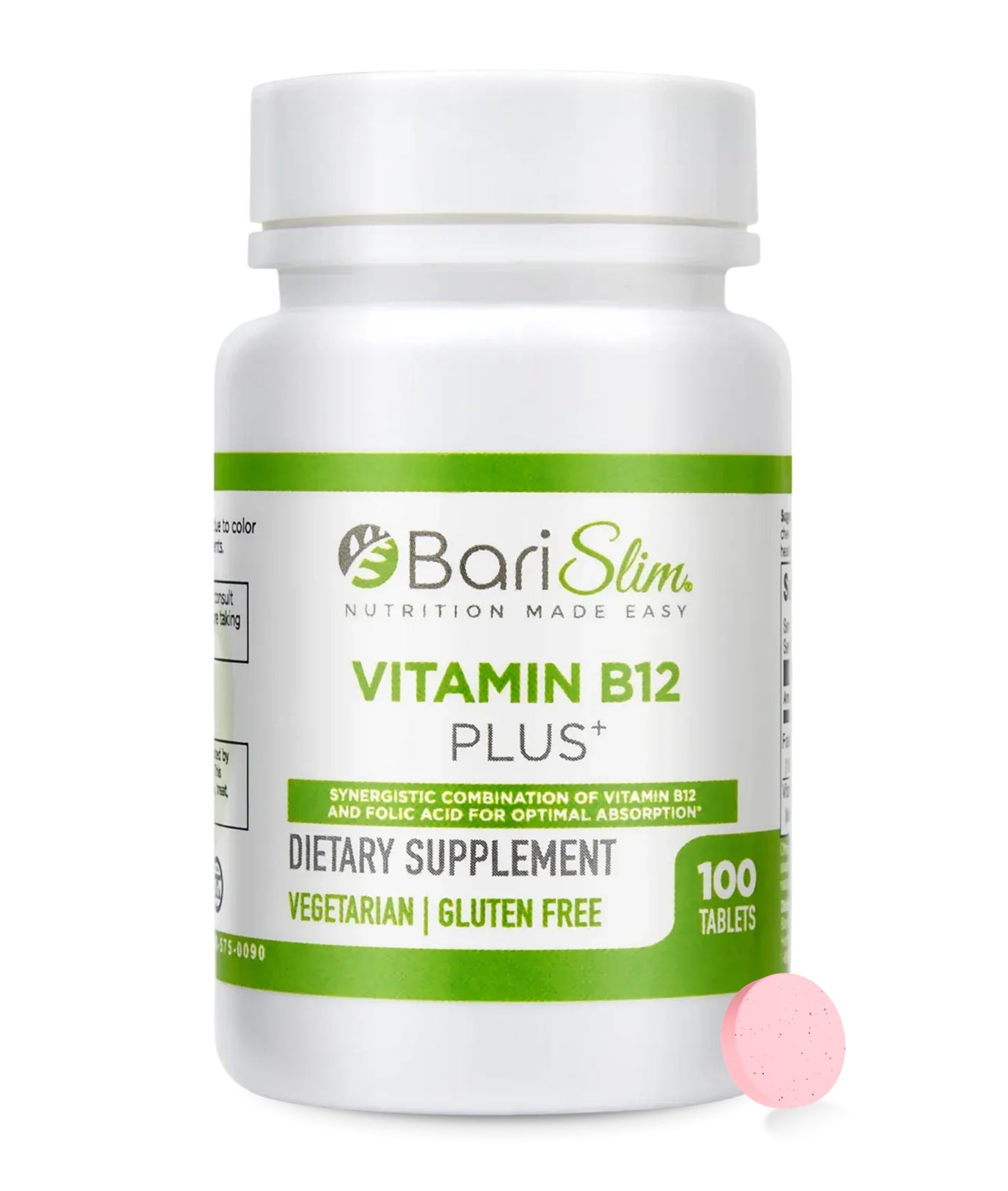 BariSlim Vitamin B12 Plus Tablets 100 Tablets