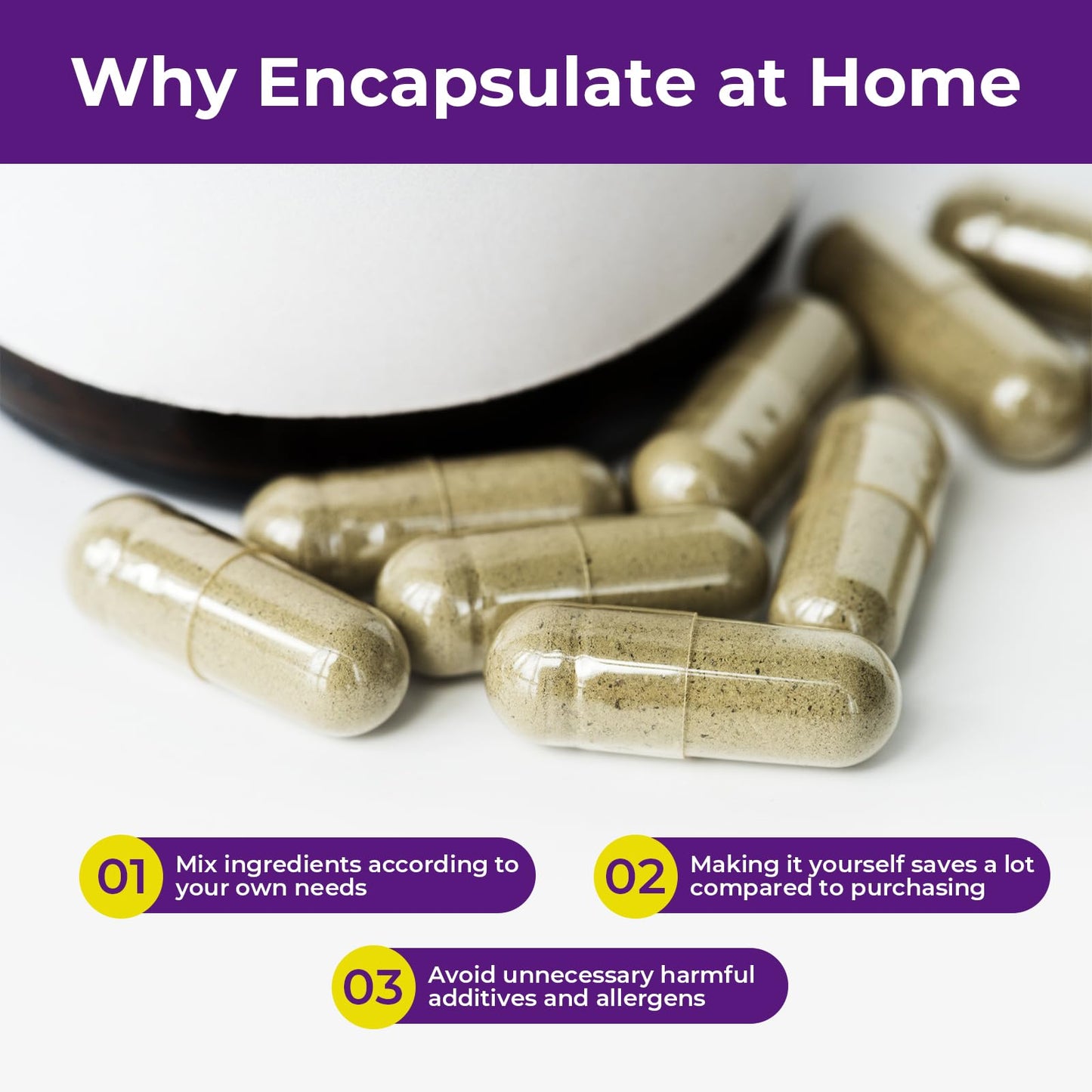 ATLEMISME Pullulan Empty Capsules Size 00 - Vegan Capsules, 100 Count
