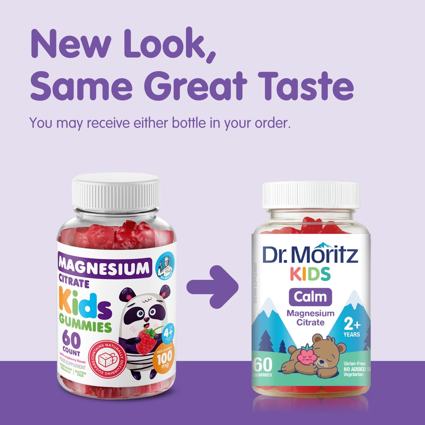 Dr. Moritz Calm Kids Magnesium Gummies 120 Gummies