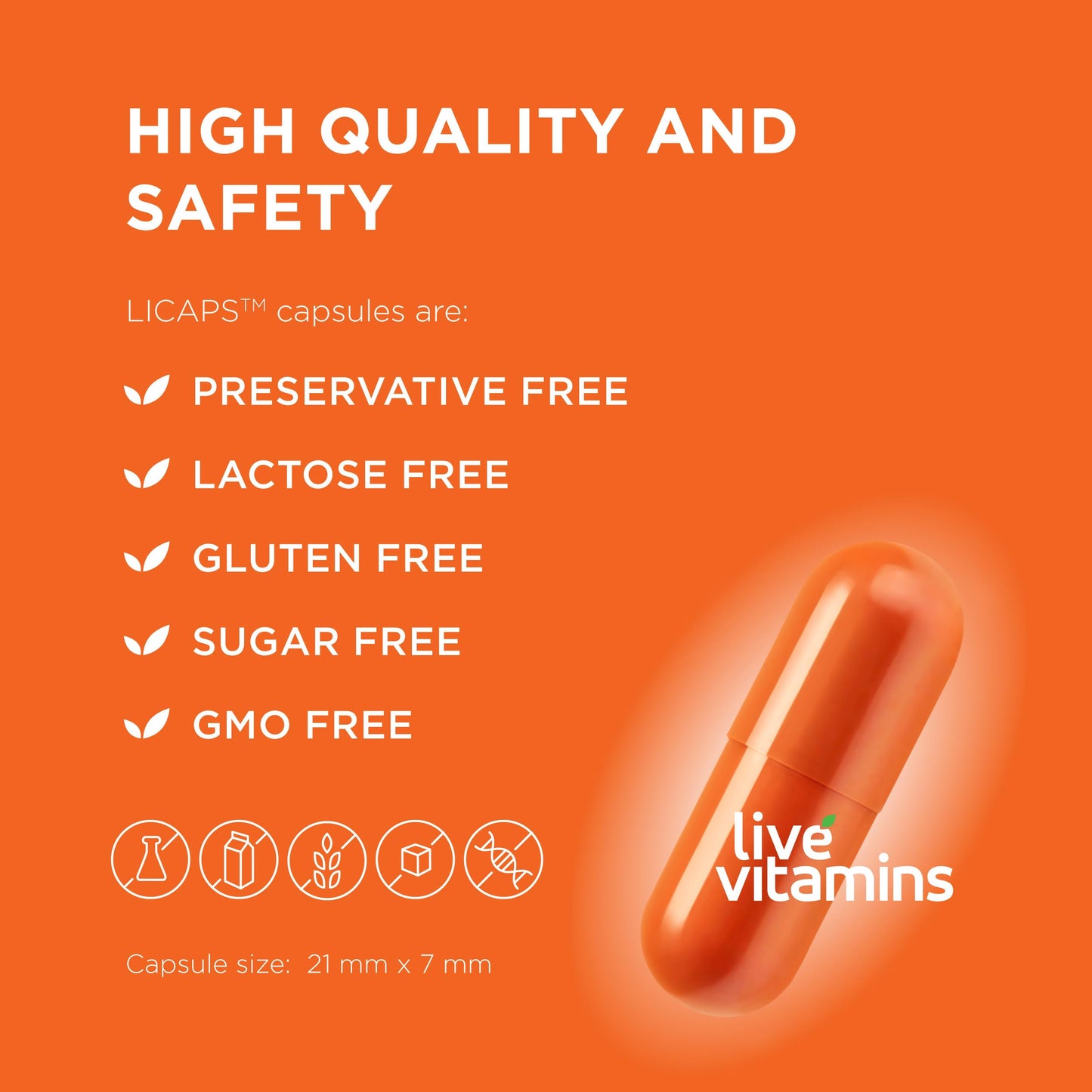 Live Vitamins Multivitamin Capsule 30 Count
