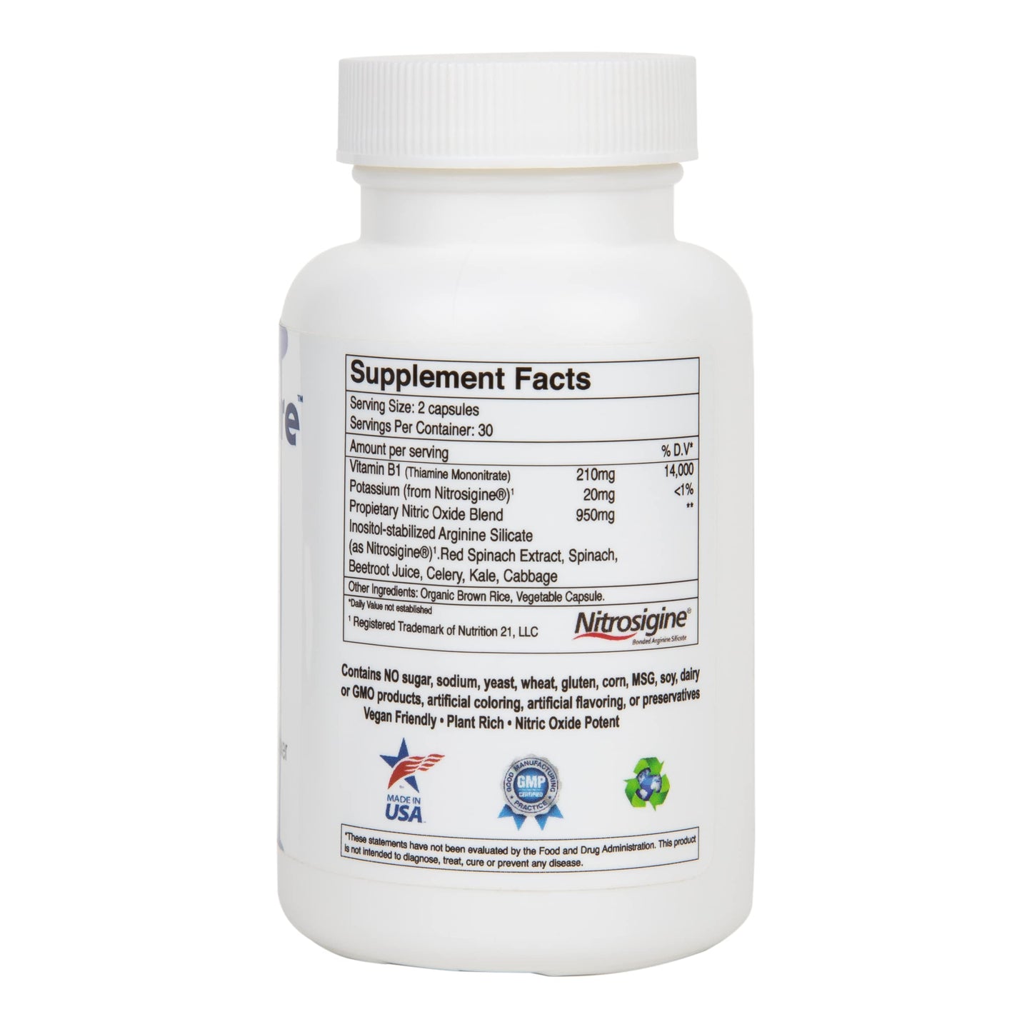 Cardiaware Intelligent Nitric Oxide Complexer Capsule, 60 Capsules