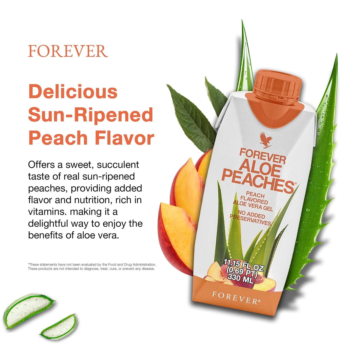 Forever Living Products Forever Aloe Peaches Softgels Pack of 6