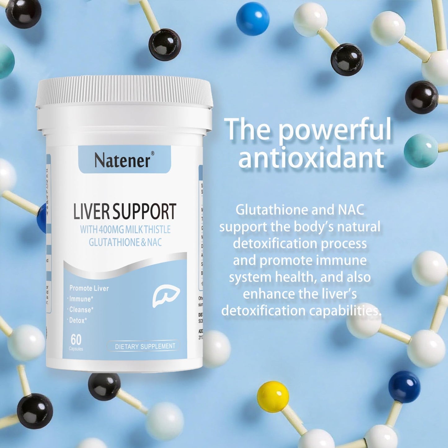 Natener Liver Support Capsule 60 Count