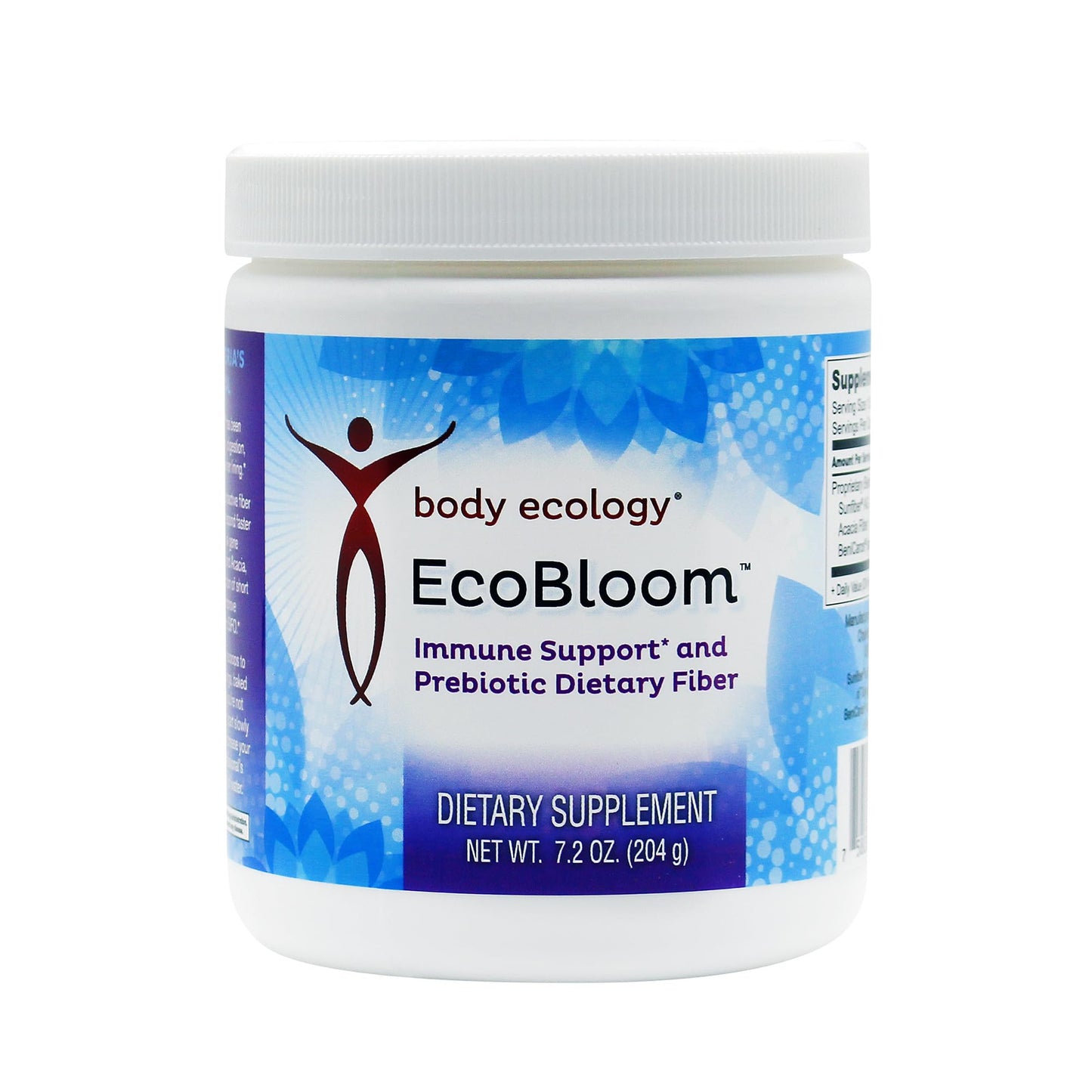 Bodycology EcoBloom Immune Support Prebiotic Dietary Fiber Powder, 7.2 oz