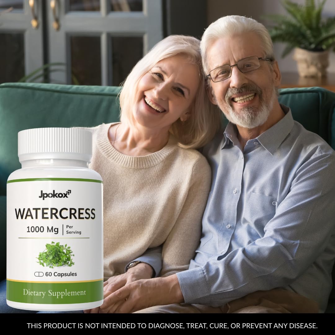 Jpokox Watercress Capsules 1000mg 60 Count