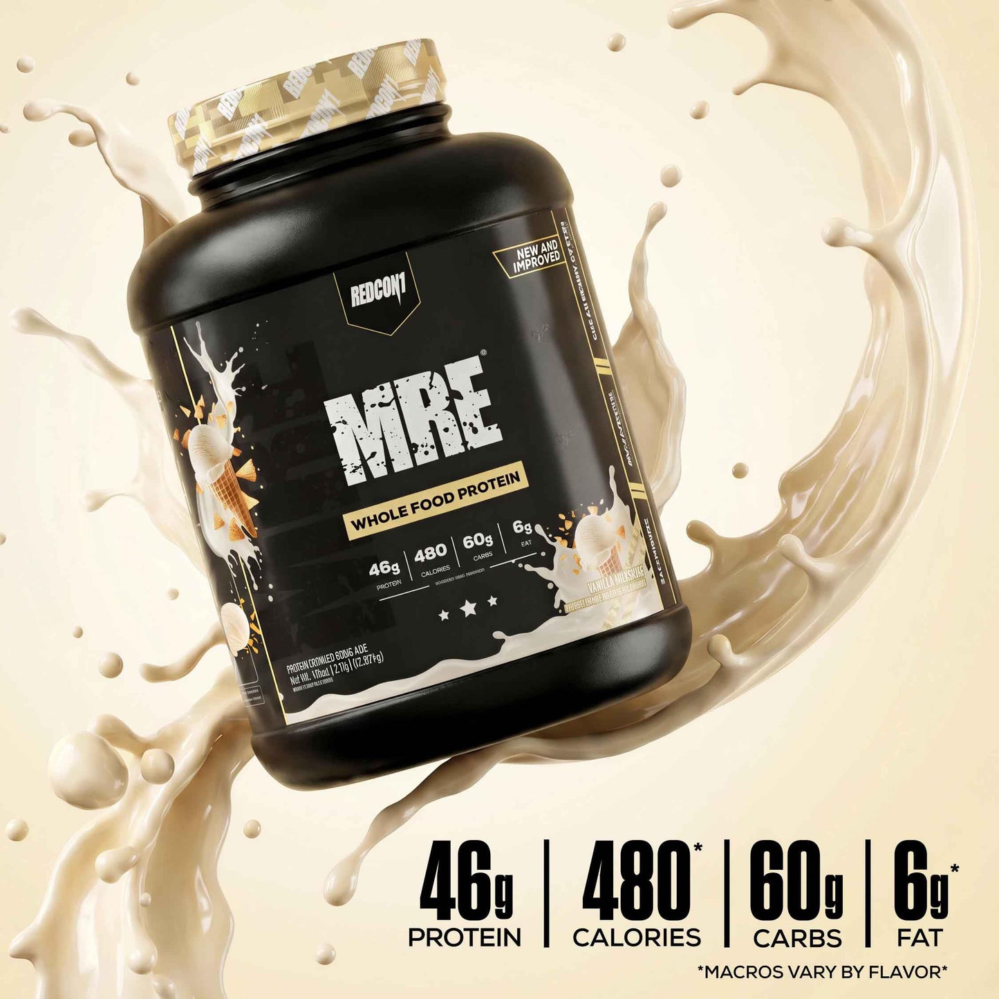 REDCON1 MRE Whole Food Protein Powder - Oatmeal Chocolate Chip, 114.5 oz
