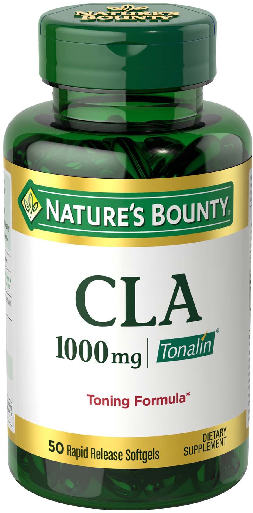 Nature's Bounty Tonalin 1000 CLA Softgels, 50 ct