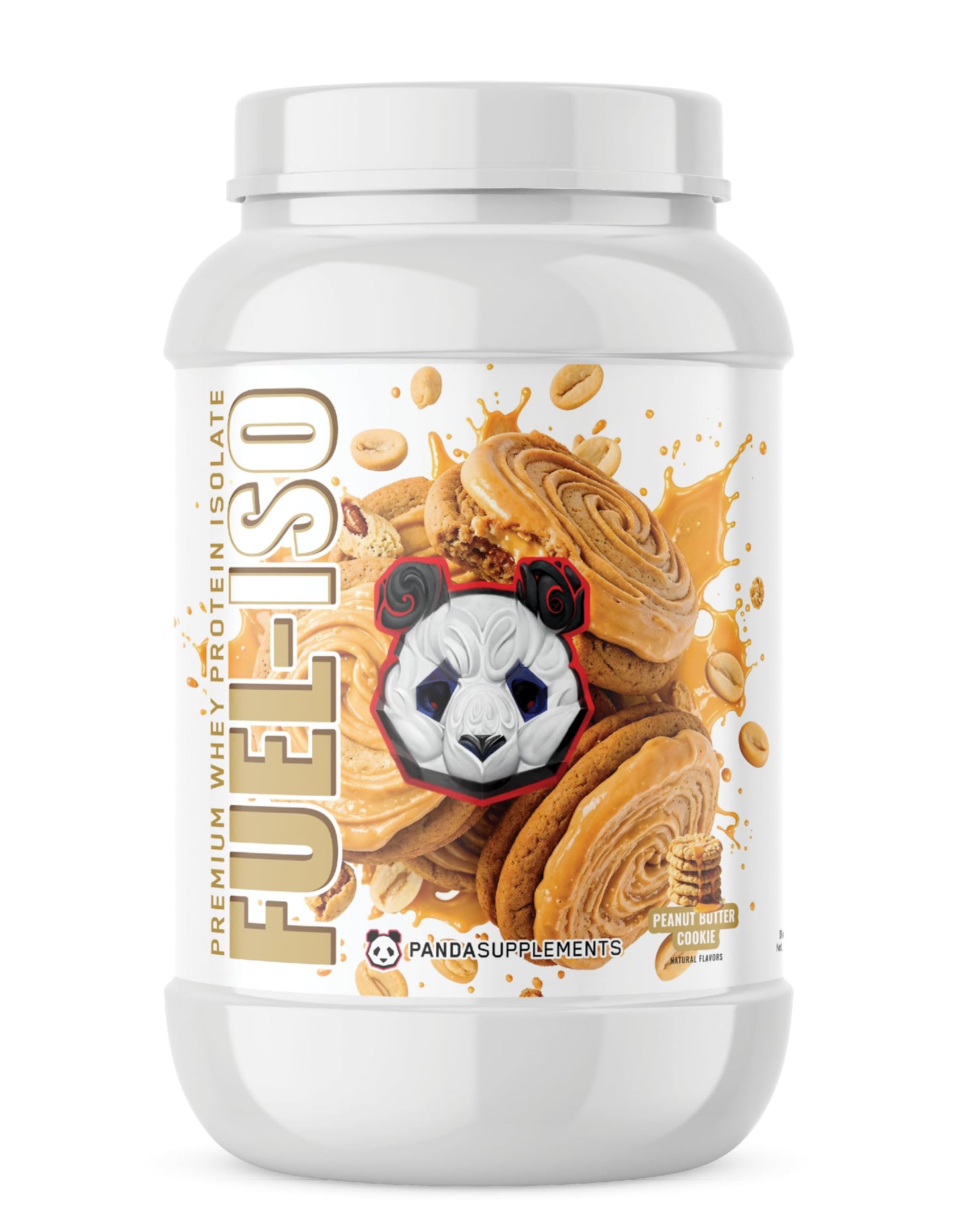 Underground Bio Labs Panda Fuel ISO Whey Protein Peanut Butter Cookie Powder 26.4