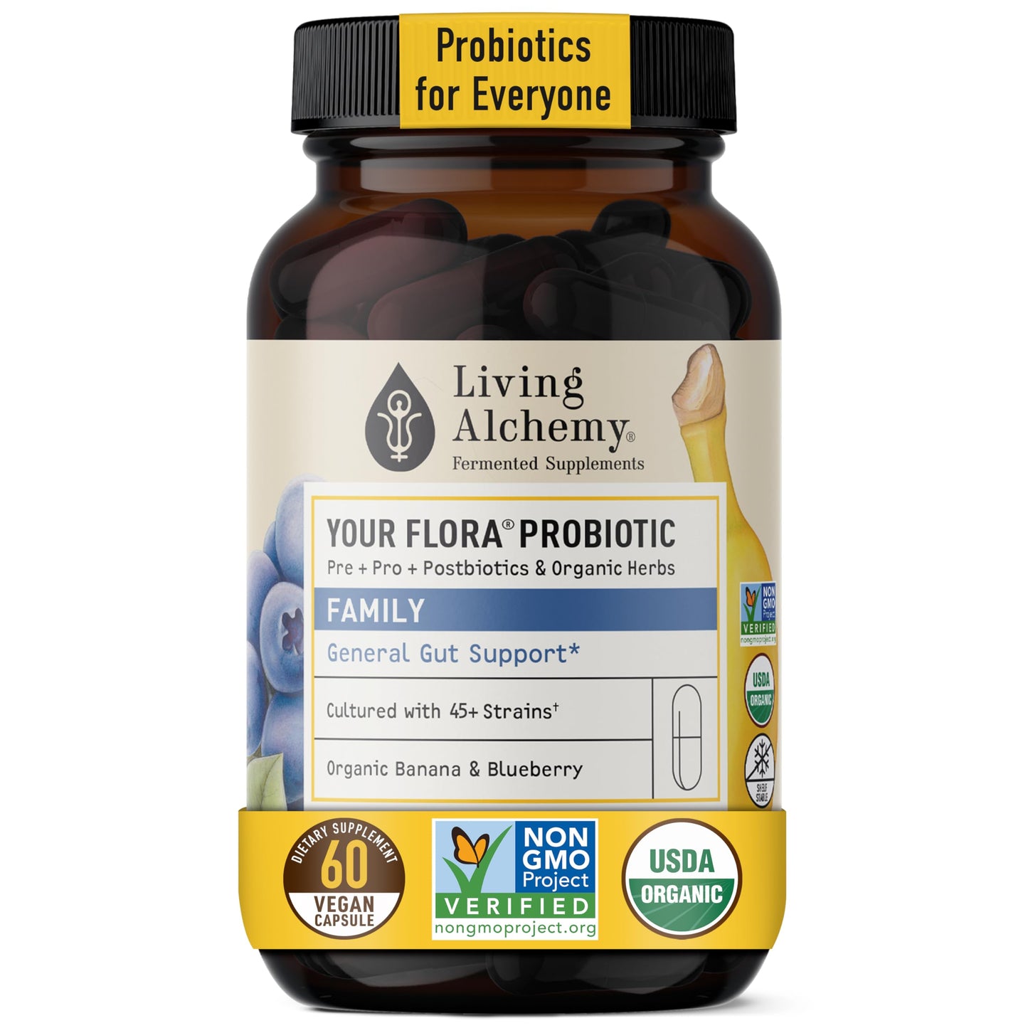 Living Alchemy Your Flora Probiotic Family Capsule 60 Capsules