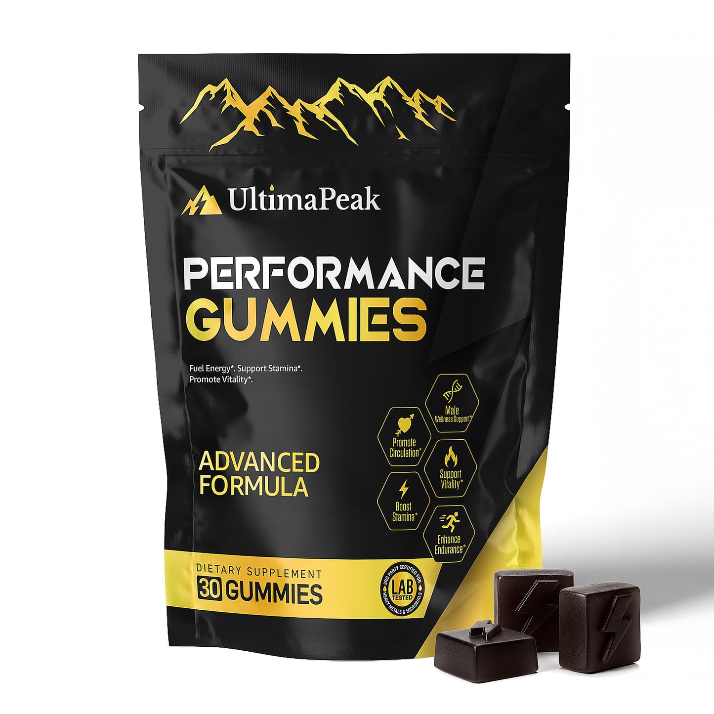 UltimaPeak Shilajit Gummies 30 Count