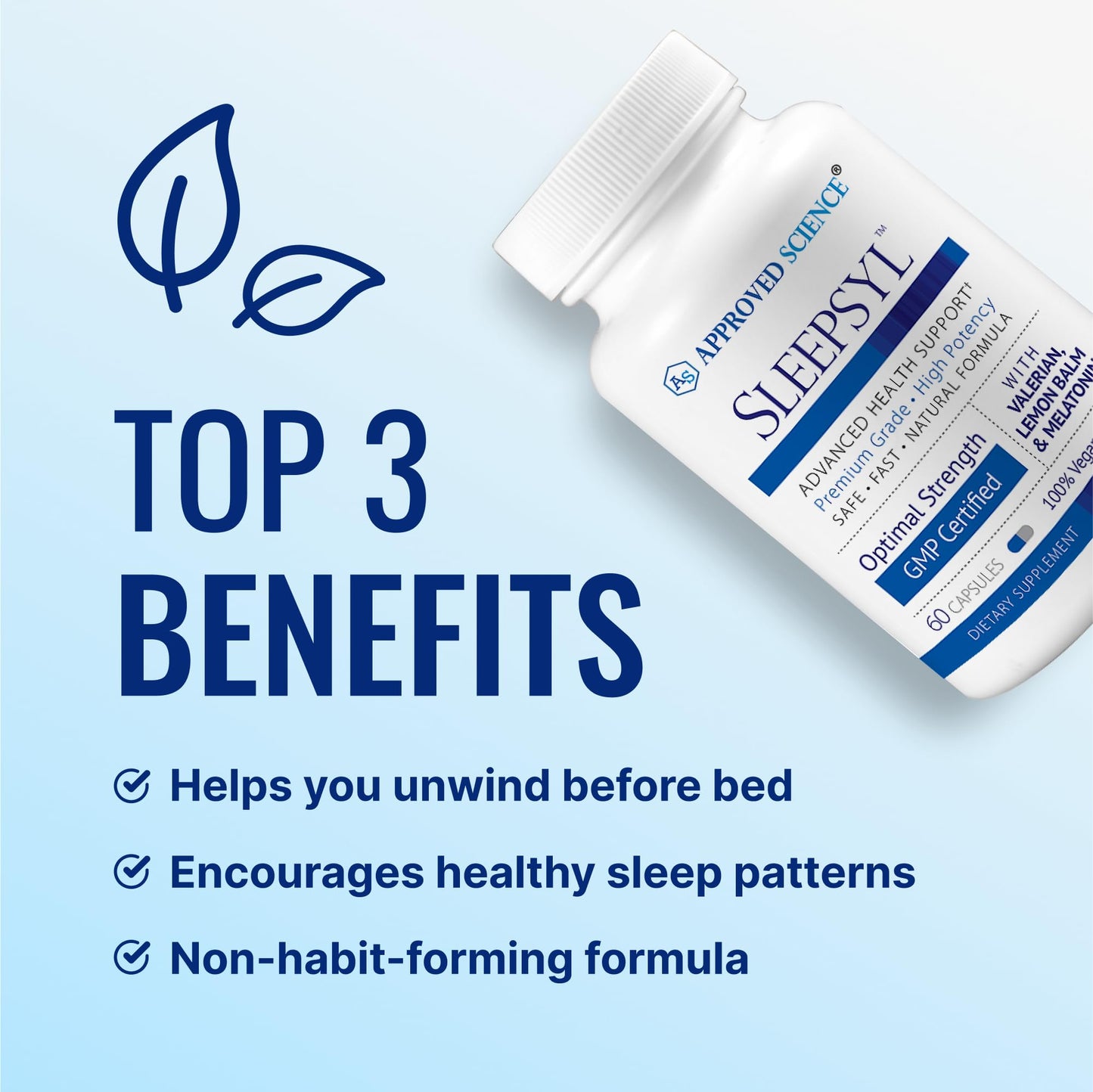 Approved Science Sleepsyl Sleep Supplement Capsules 120