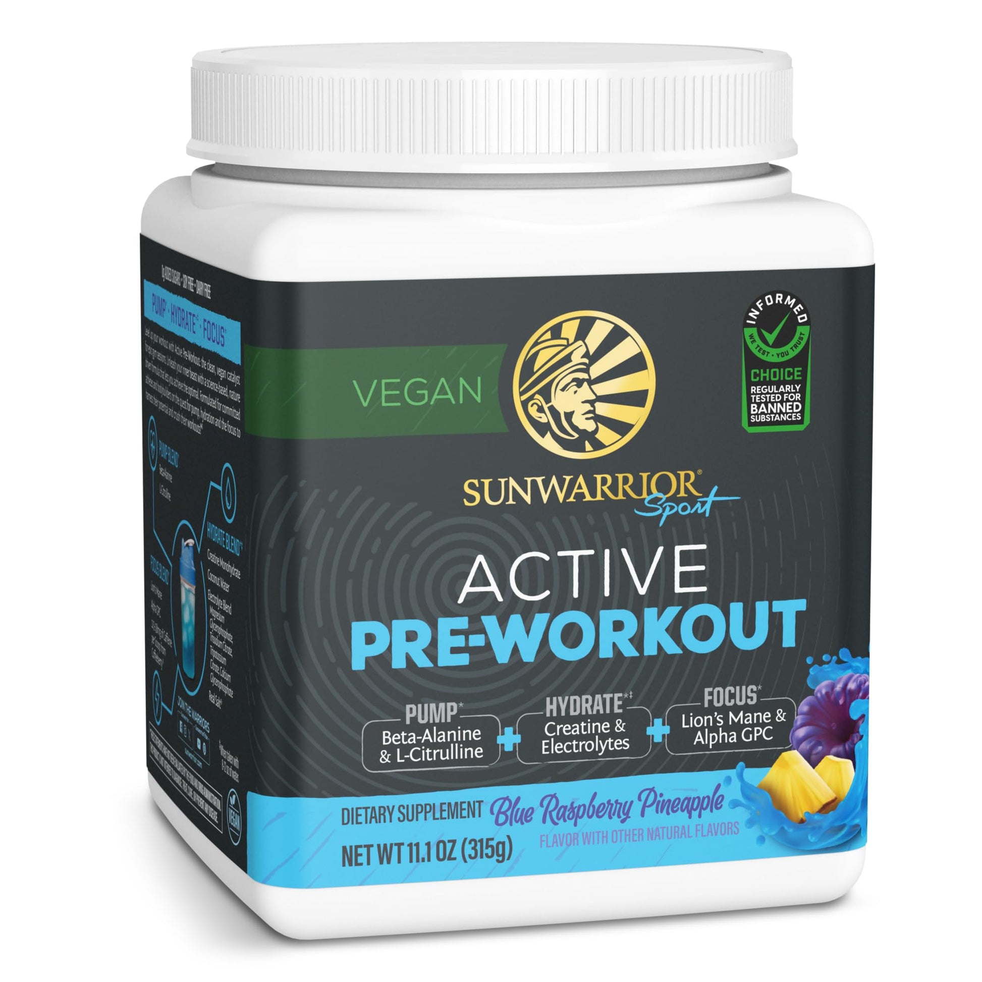 Sunwarrior Pre Workout Powder 11.13