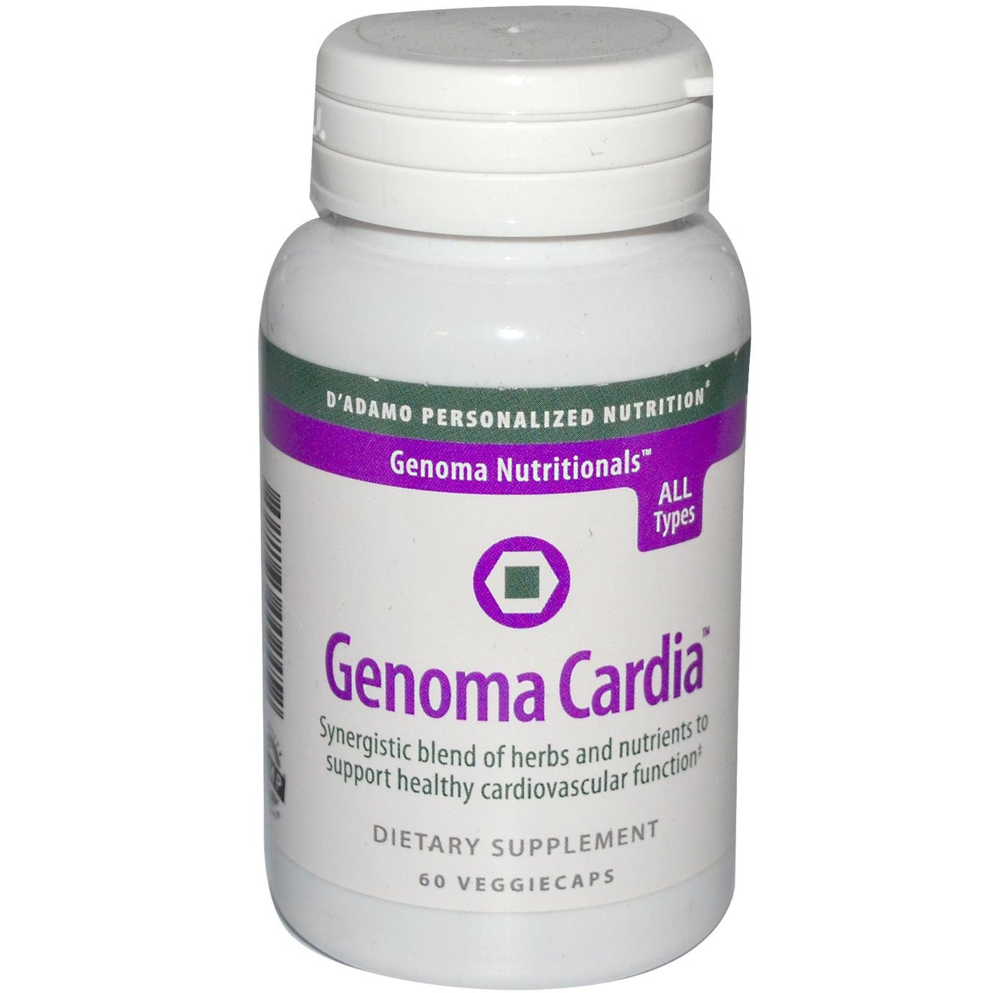 D'Adamo Personalized Nutrition Genoma Cardia 60 Capsules