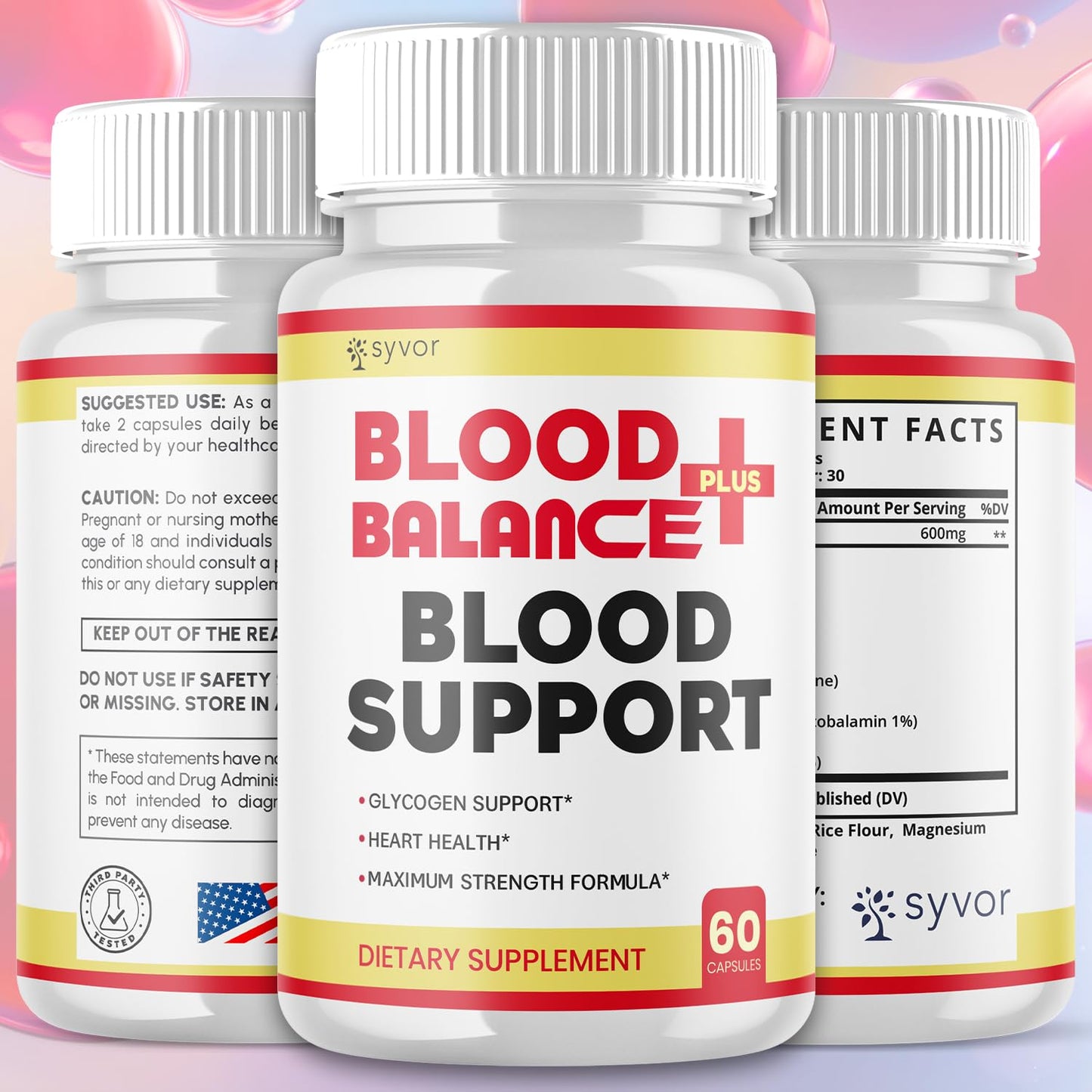 Syvor Blood Balance Plus Capsules, 300 Capsules
