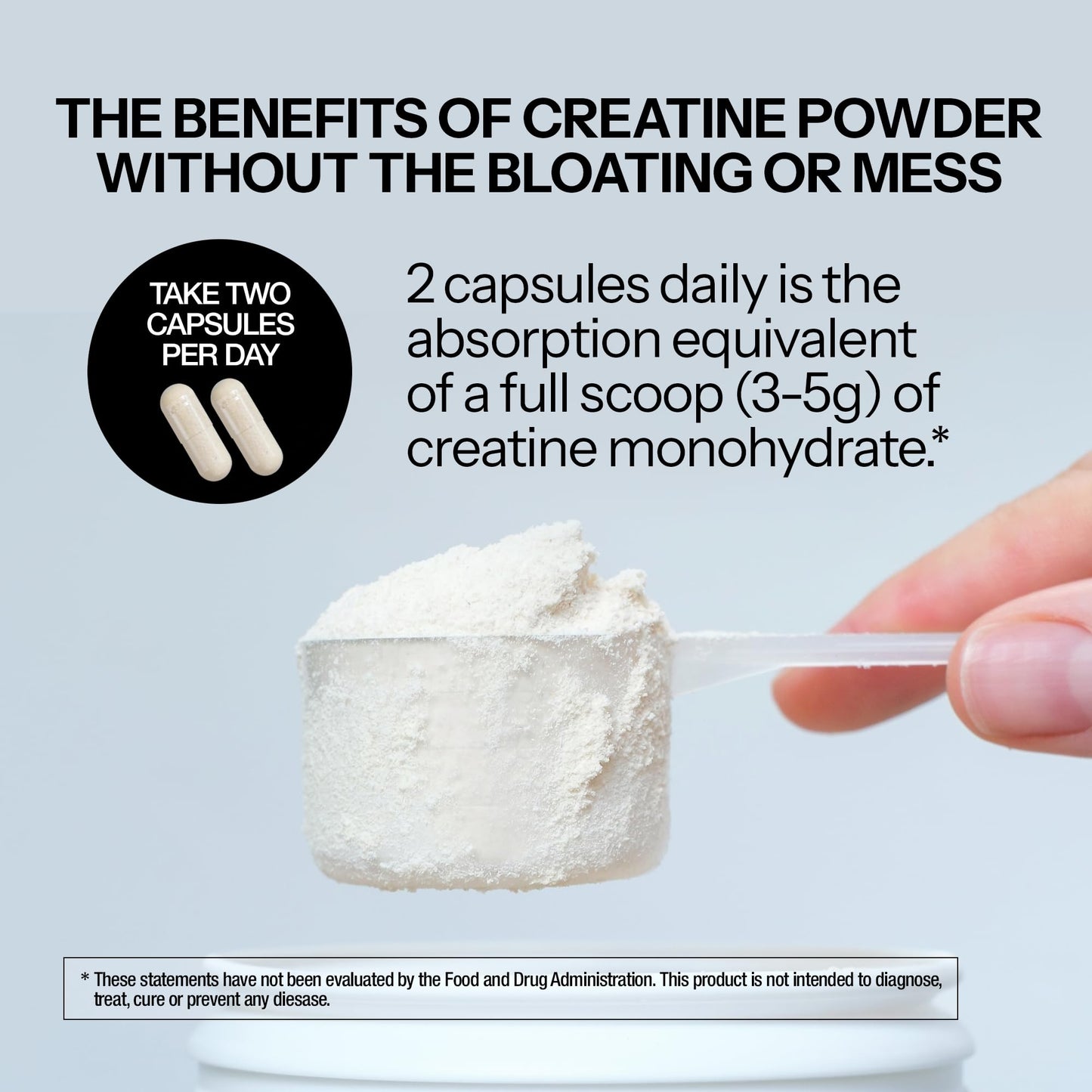 FEEL GOOD Company Creatine + Capsules, 60 Count
