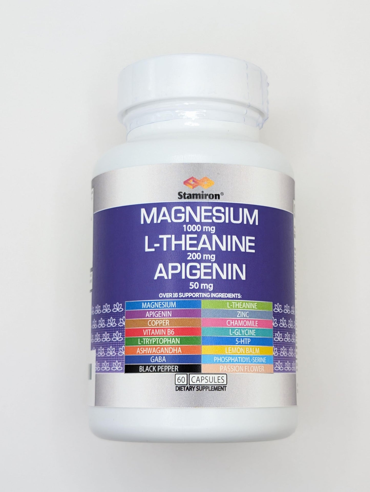 Stamiron Magnesium Complex 1000mg Capsules, 60 Count