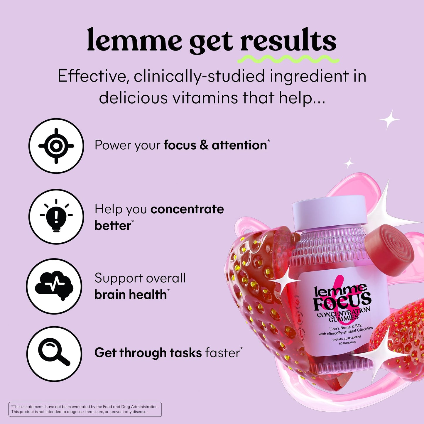 Lemme Burn, Debloat & Focus Bundle Capsules & Gummies 170 Count
