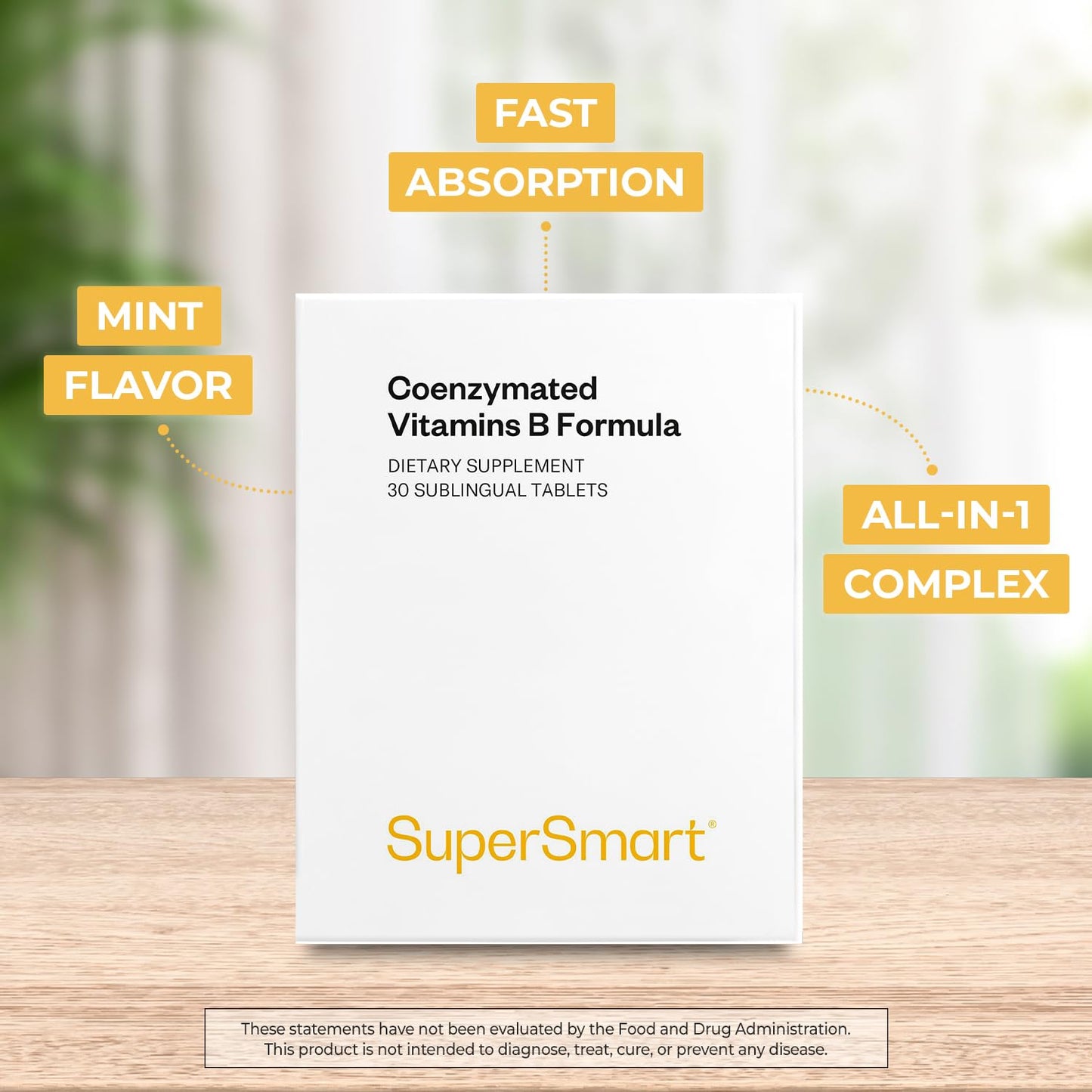 Supersmart Coenzymated B Formula Tablet 30 Tablets