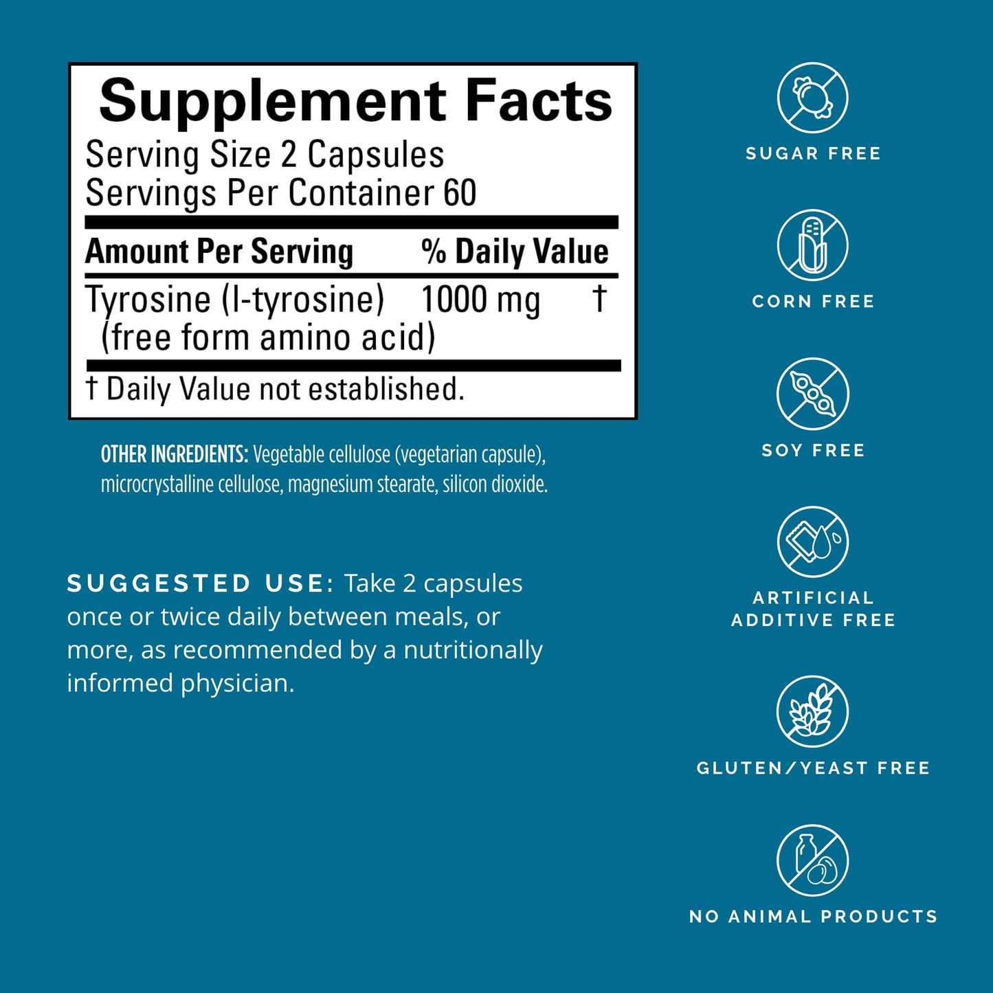 BRAINMD Dr Amen Tyrosine Capsules 120