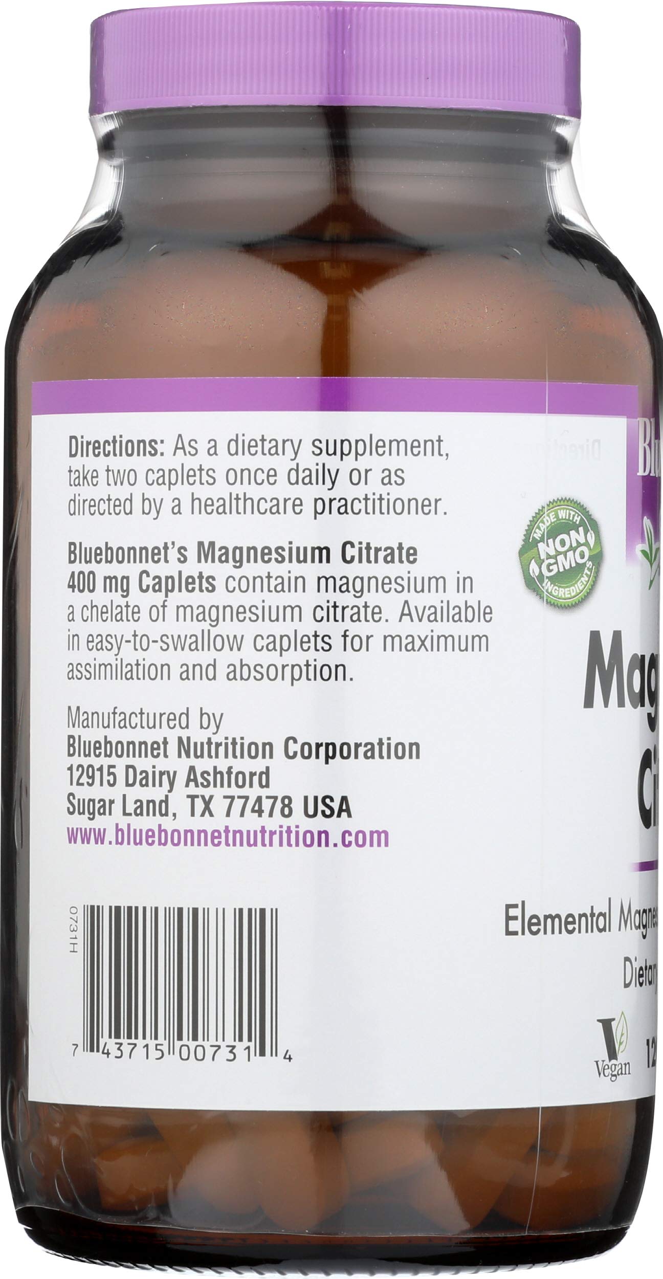 BlueBonnet Magnesium Citrate Tablets 120