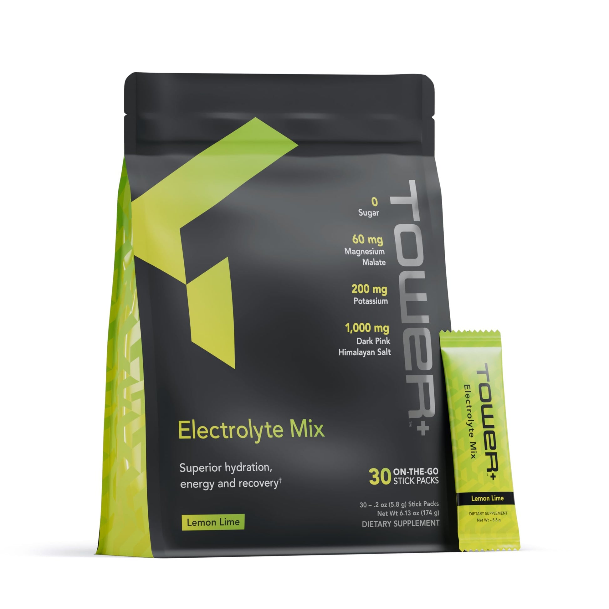 Tower+ Electrolyte Mix – Sugar-Free Powder 6.13 oz