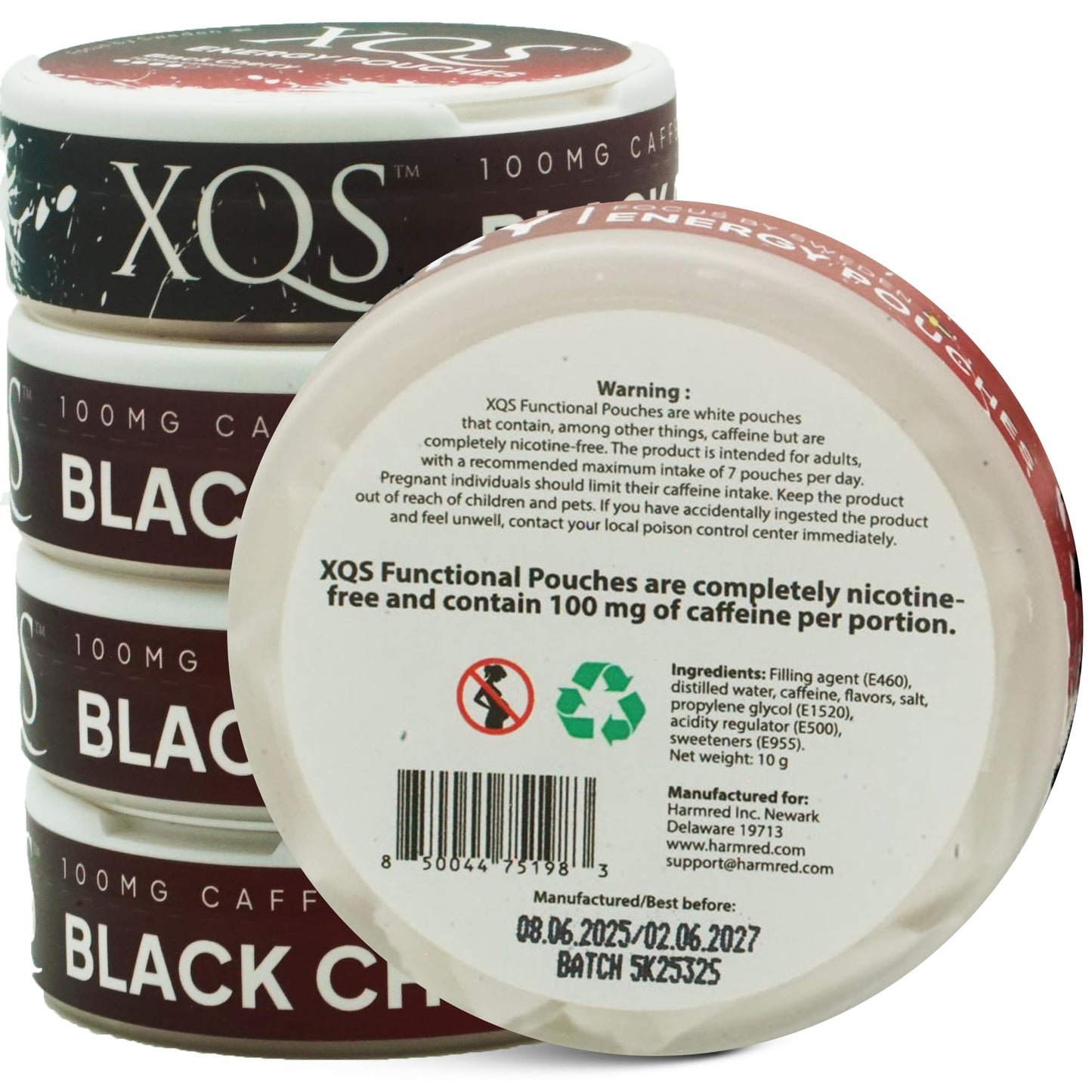 xqs Sugar Free Caffeine Pouches Caplets 5