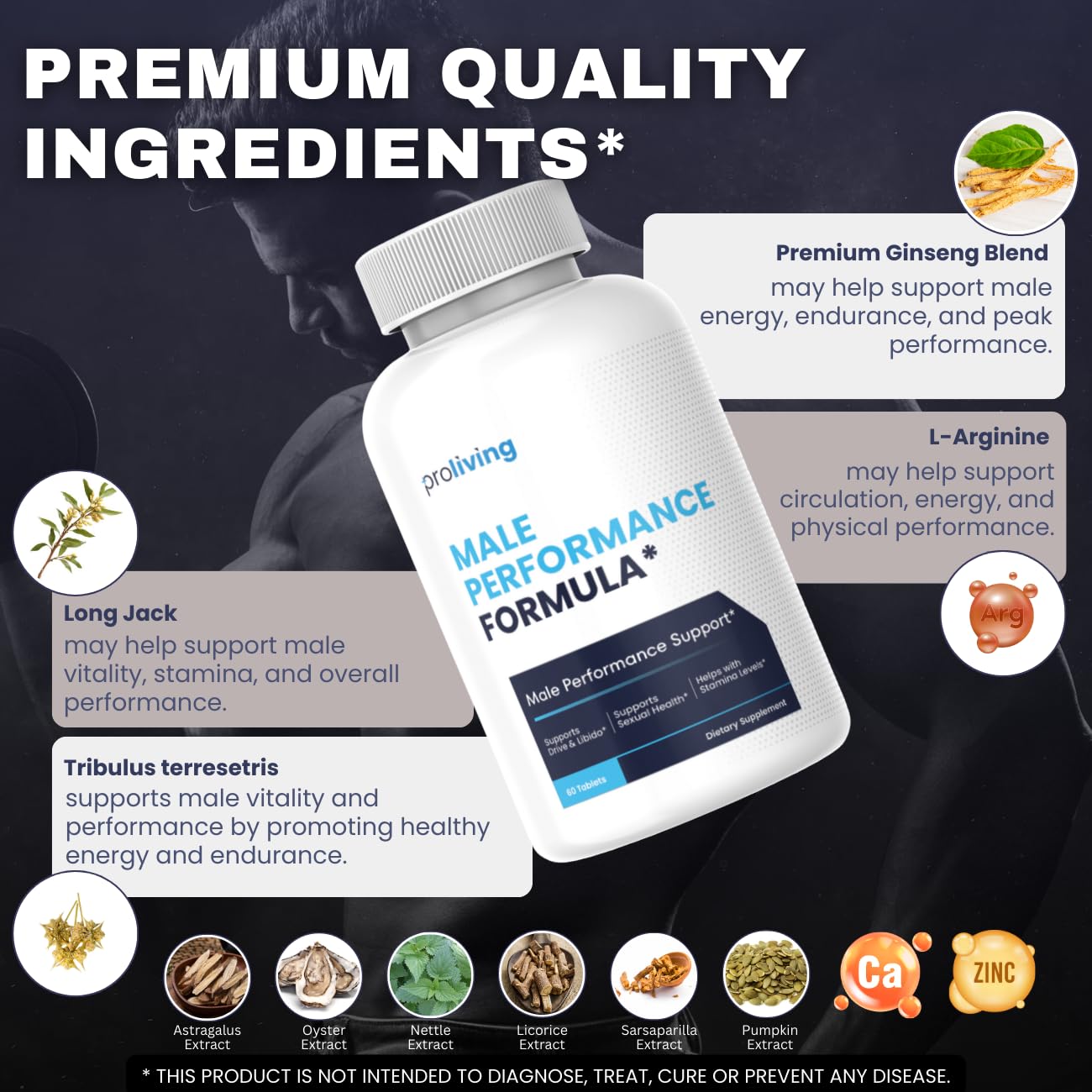 SuppNature Proliving Pills for Men 60 Tablets