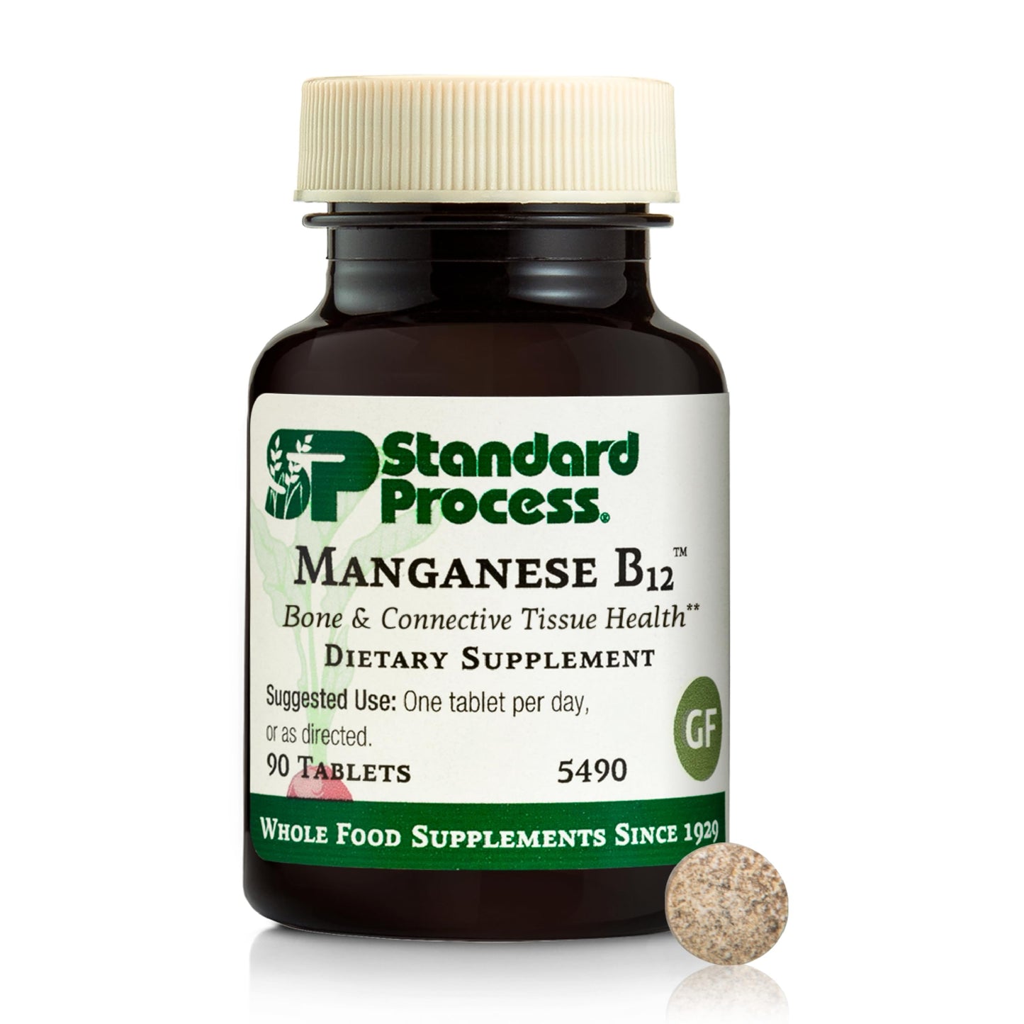 Standard Process Inc. Manganese B12, Bone & Connective Tissue, 90 Tablets