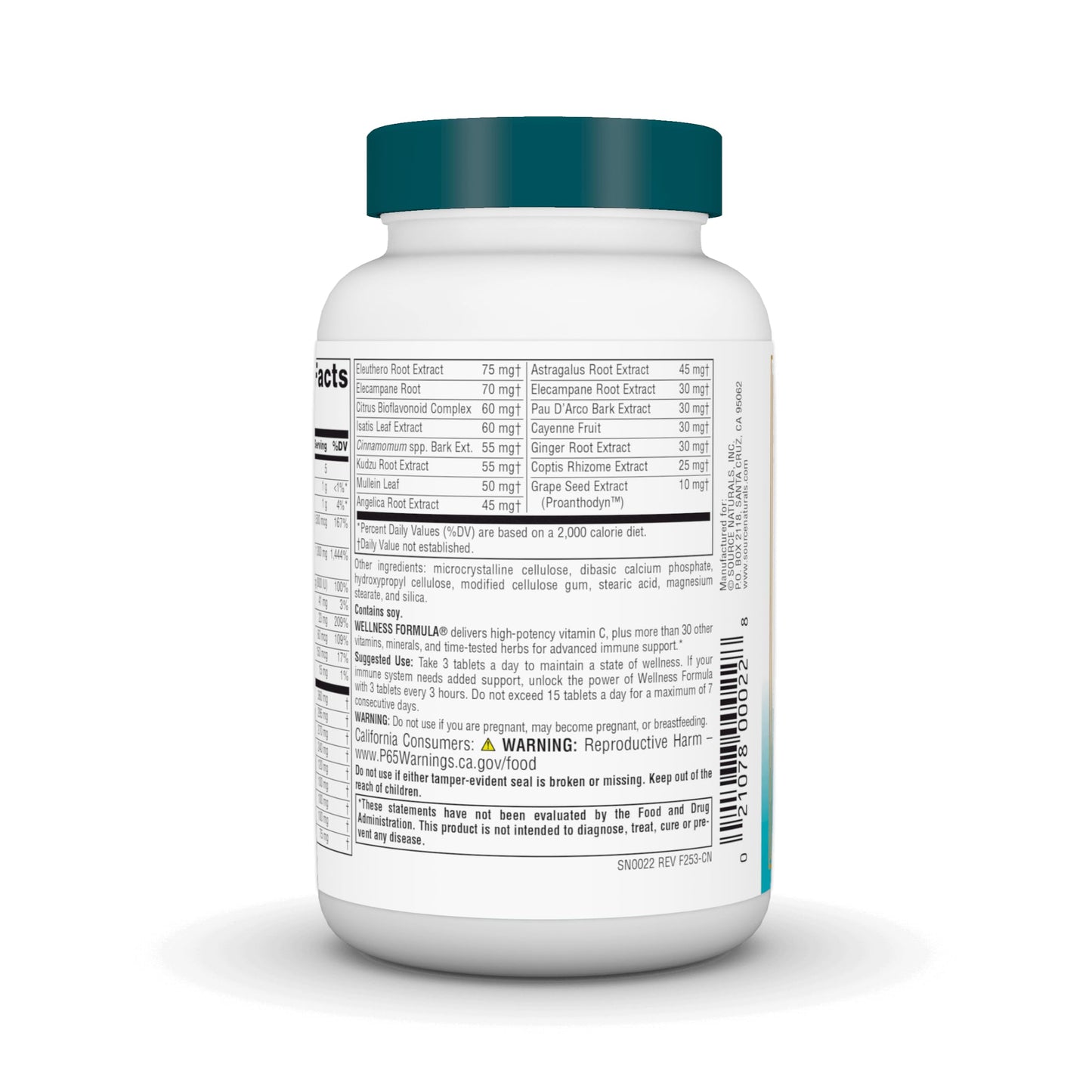 Source Naturals Wellness Formula Advanced Immune Support 90 Tablets