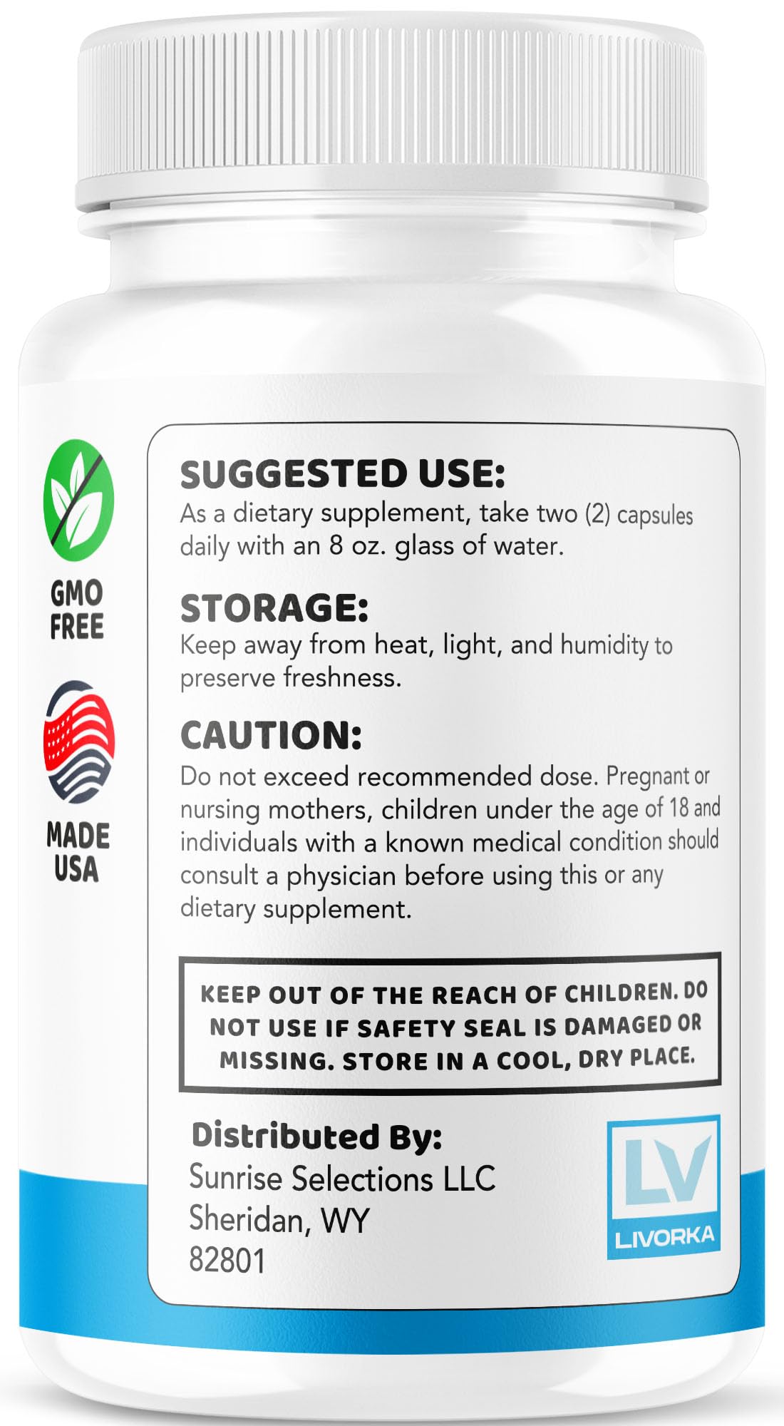 LIVORKA RetiClear Capsules, 180 Capsules