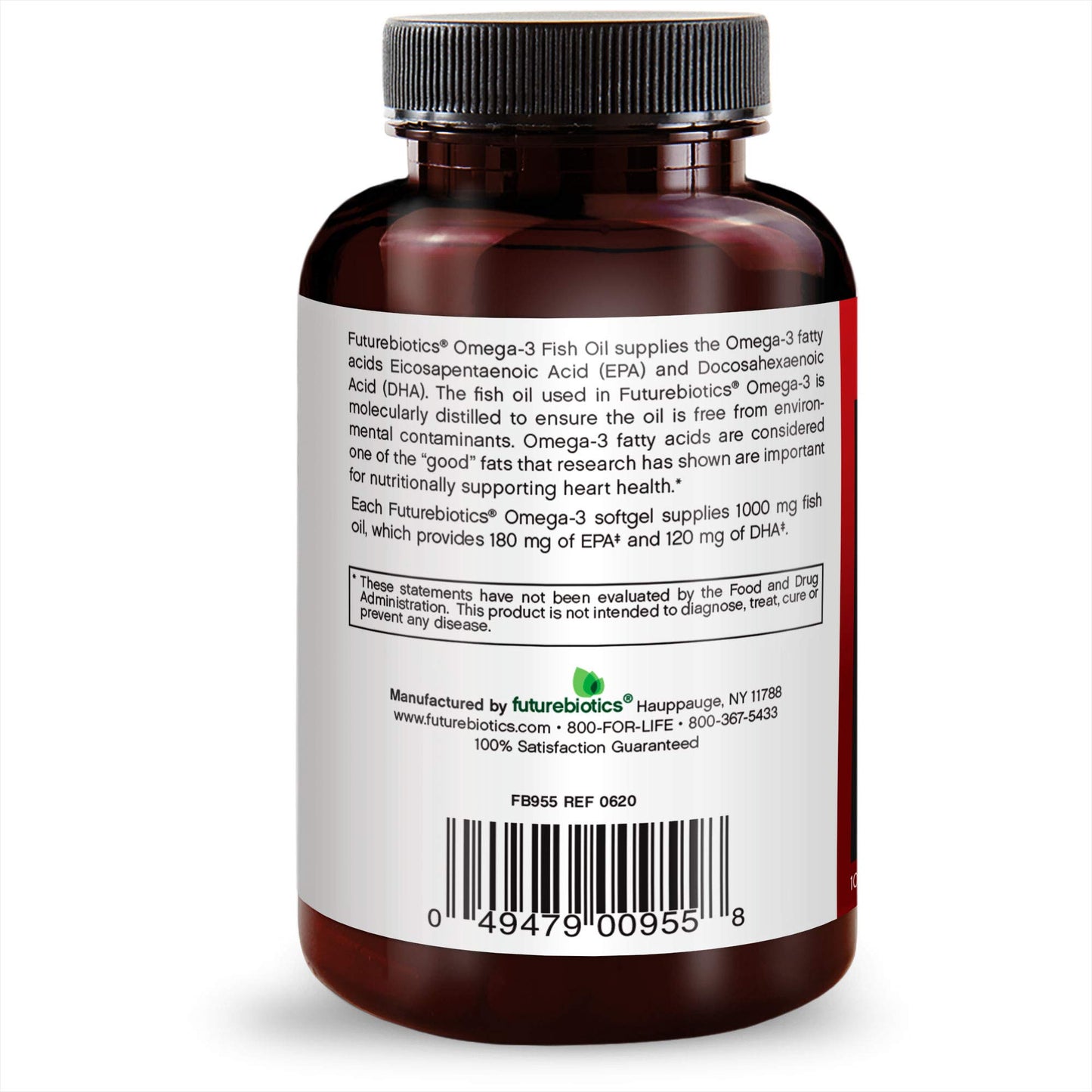 Futurebiotics Omega-3 Fish Oil Softgels 100 Count