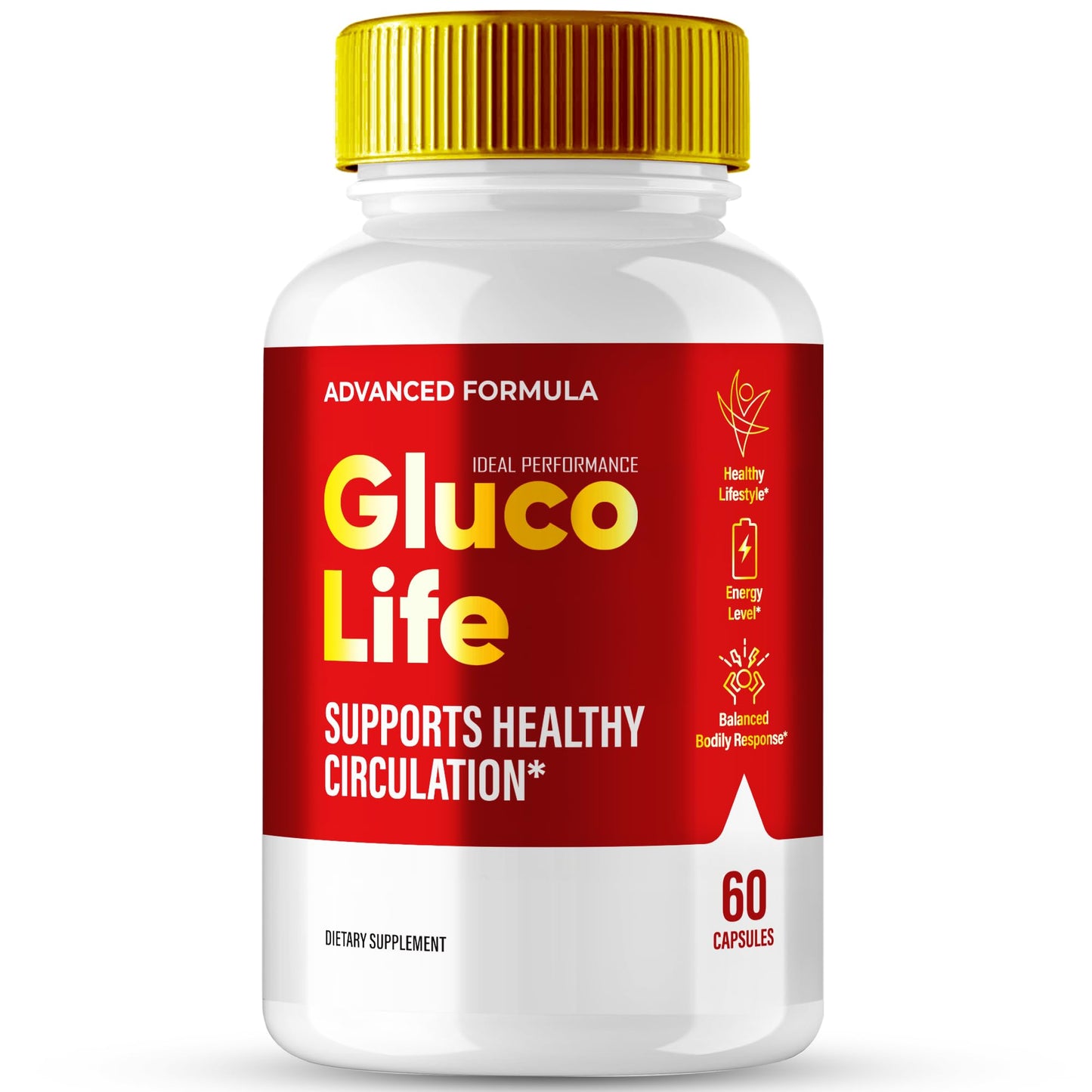 IDEAL PERFORMANCE Gluco Life Blood Capsules, 60 Count