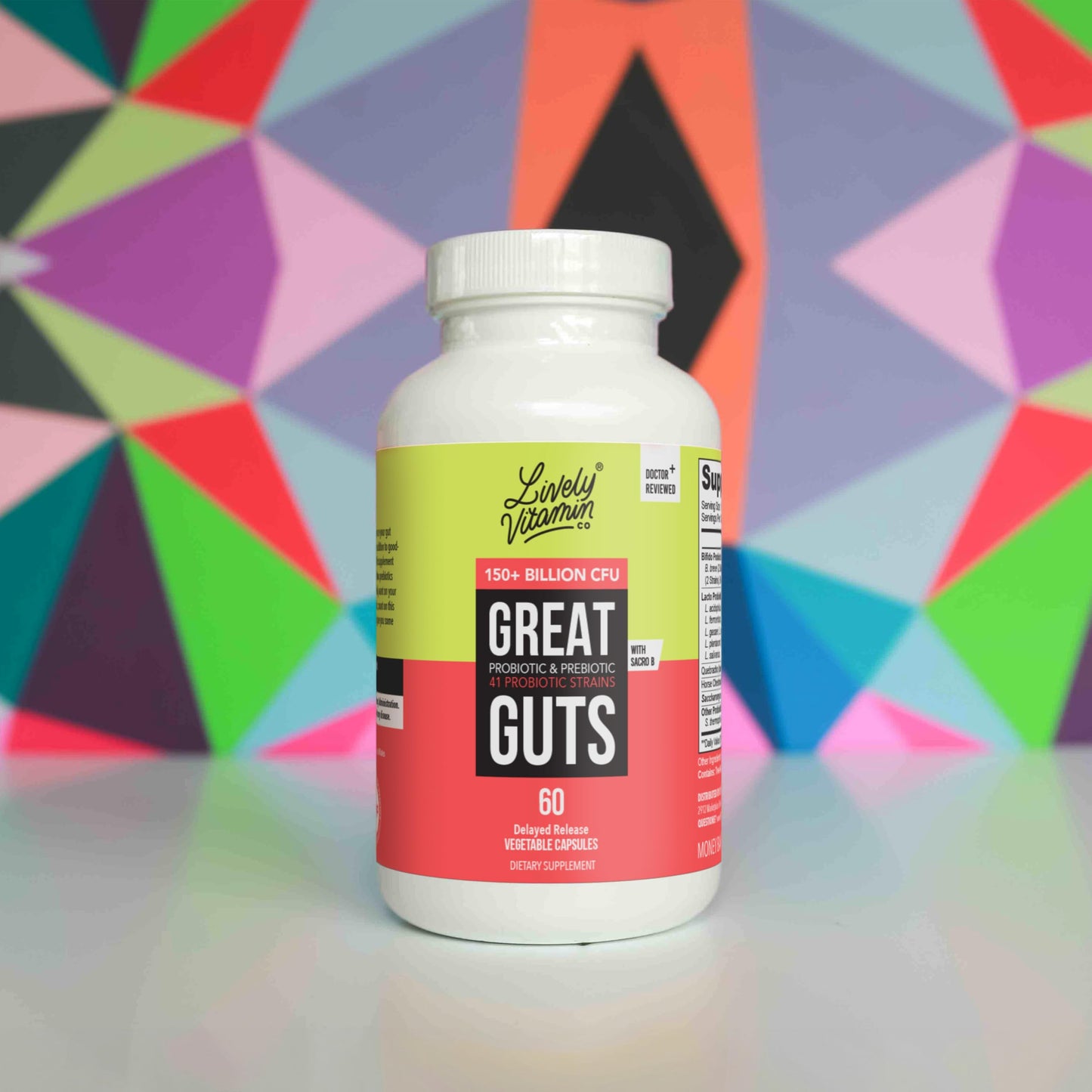 LIVELY VITAMIN CO Great Guts Probiotic Capsule 60 Capsules