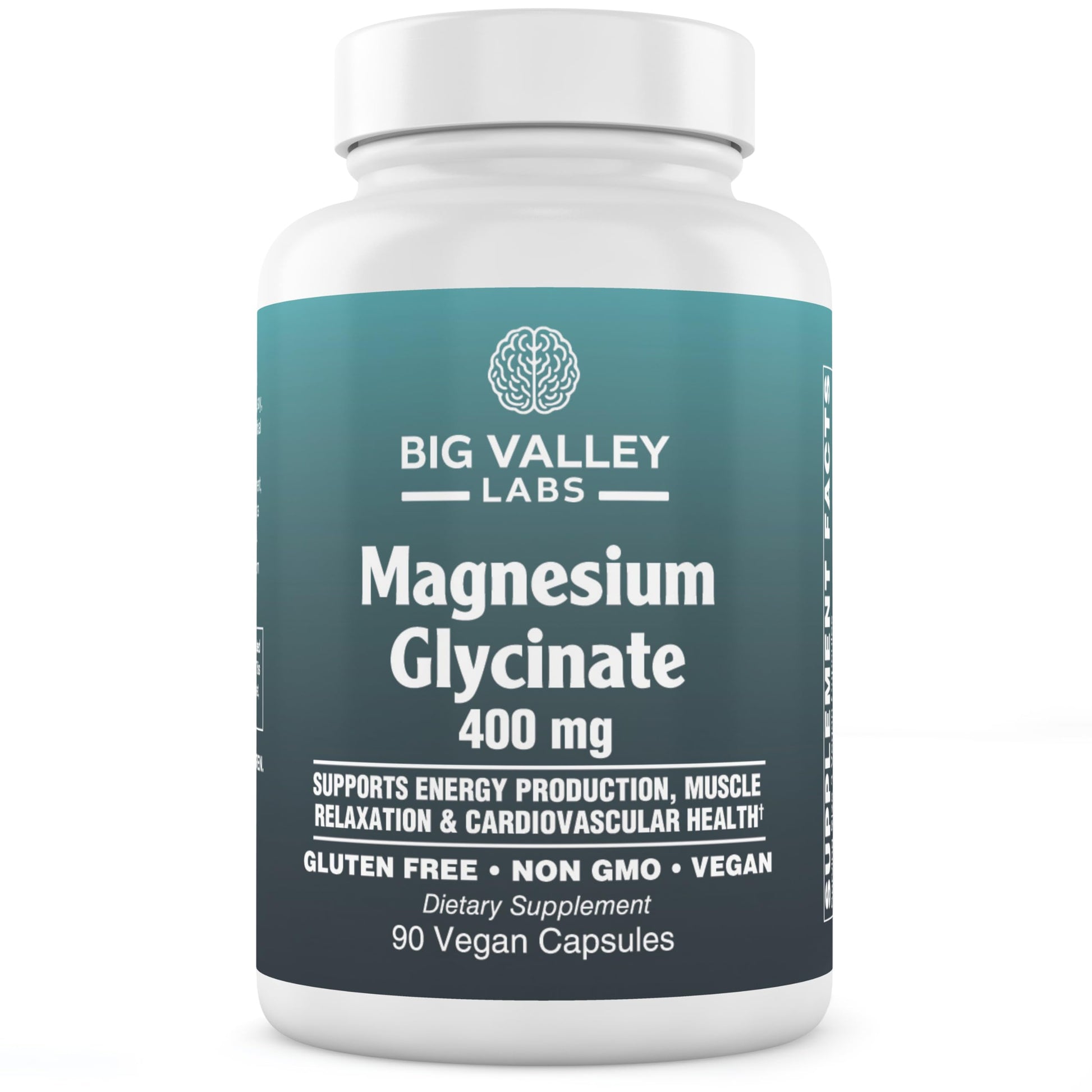 Big Valley Labs Magnesium Glycinate 400mg Capsule, 90 Capsules