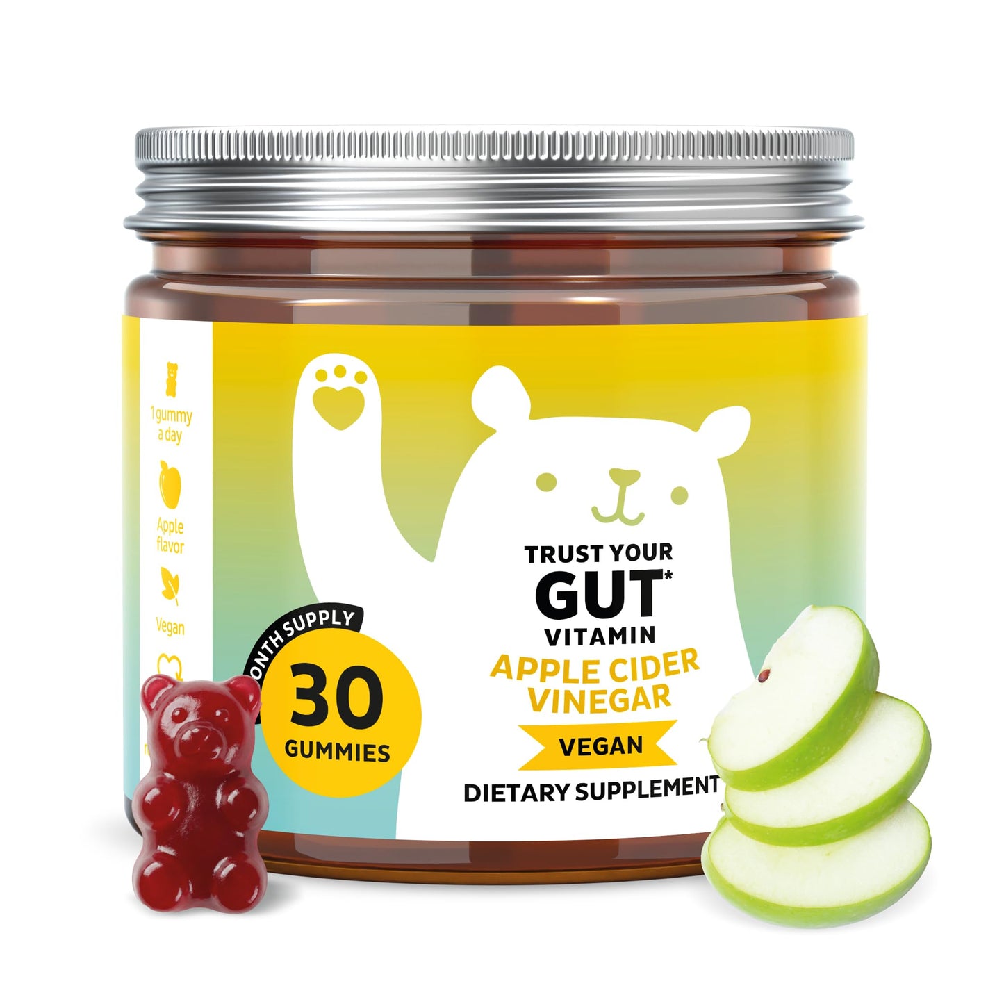 Bears with Benefits Apple Cider Vinegar Gummy Bears 30 Gummies