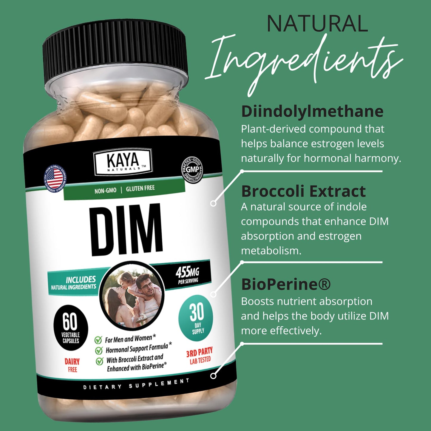 Kaya Naturals DIM Ultra Capsule, 60 Count
