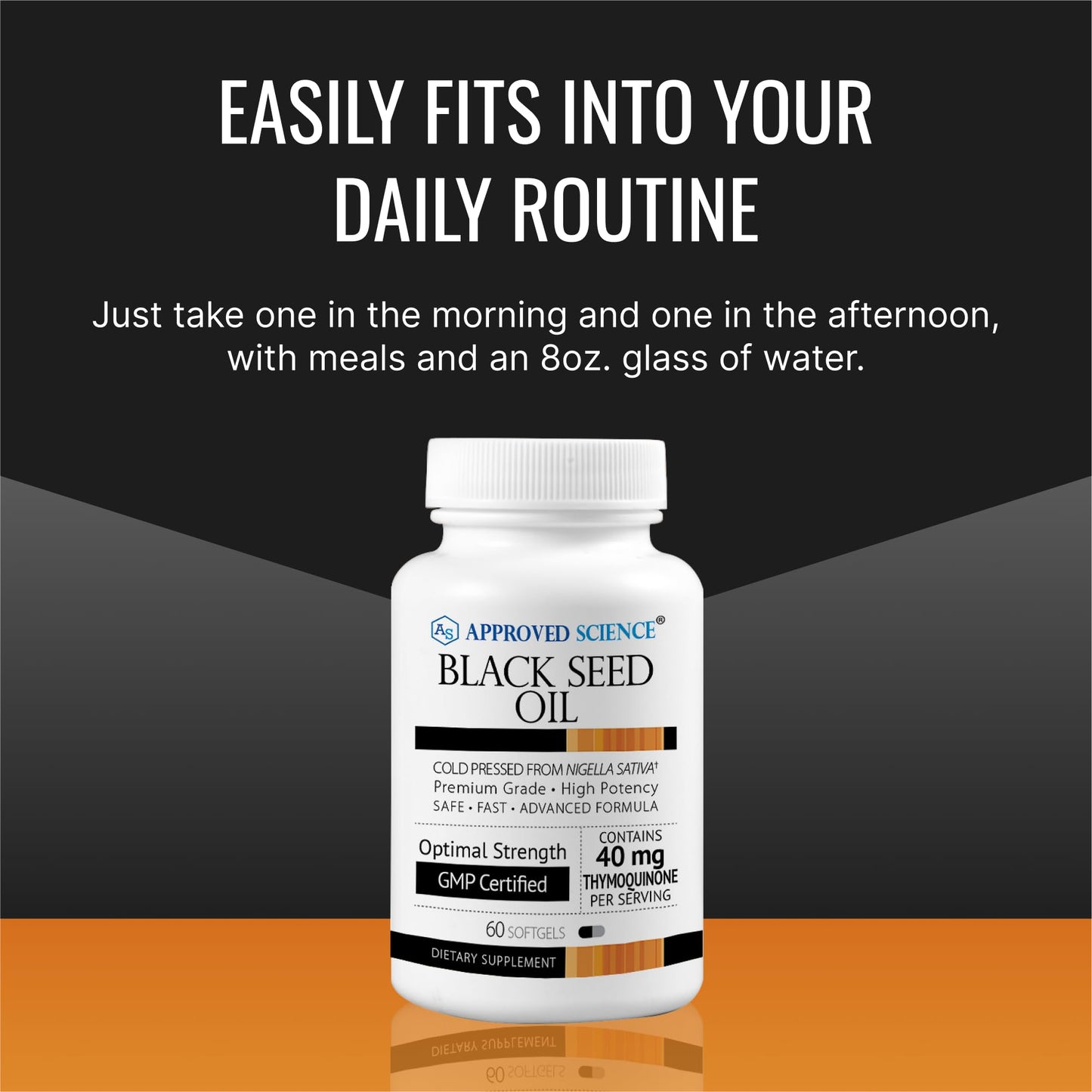 Approved Science Black Seed Oil Softgels 60 Count